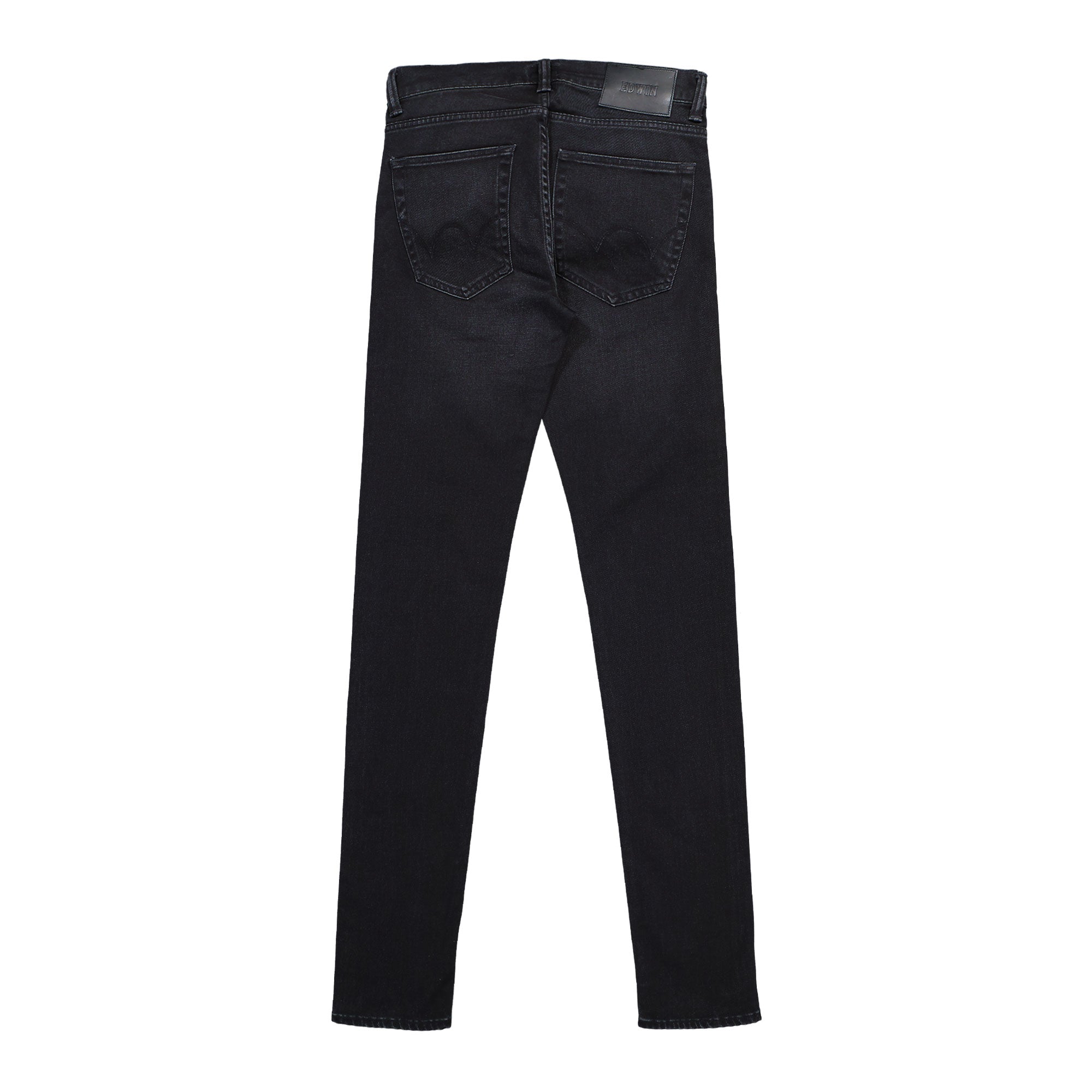 Edwin ED-85 Slim Tapered Denim Pant CS Ink Black Denim Pants I022508.F8.ML.34 Close-up | Overkill
