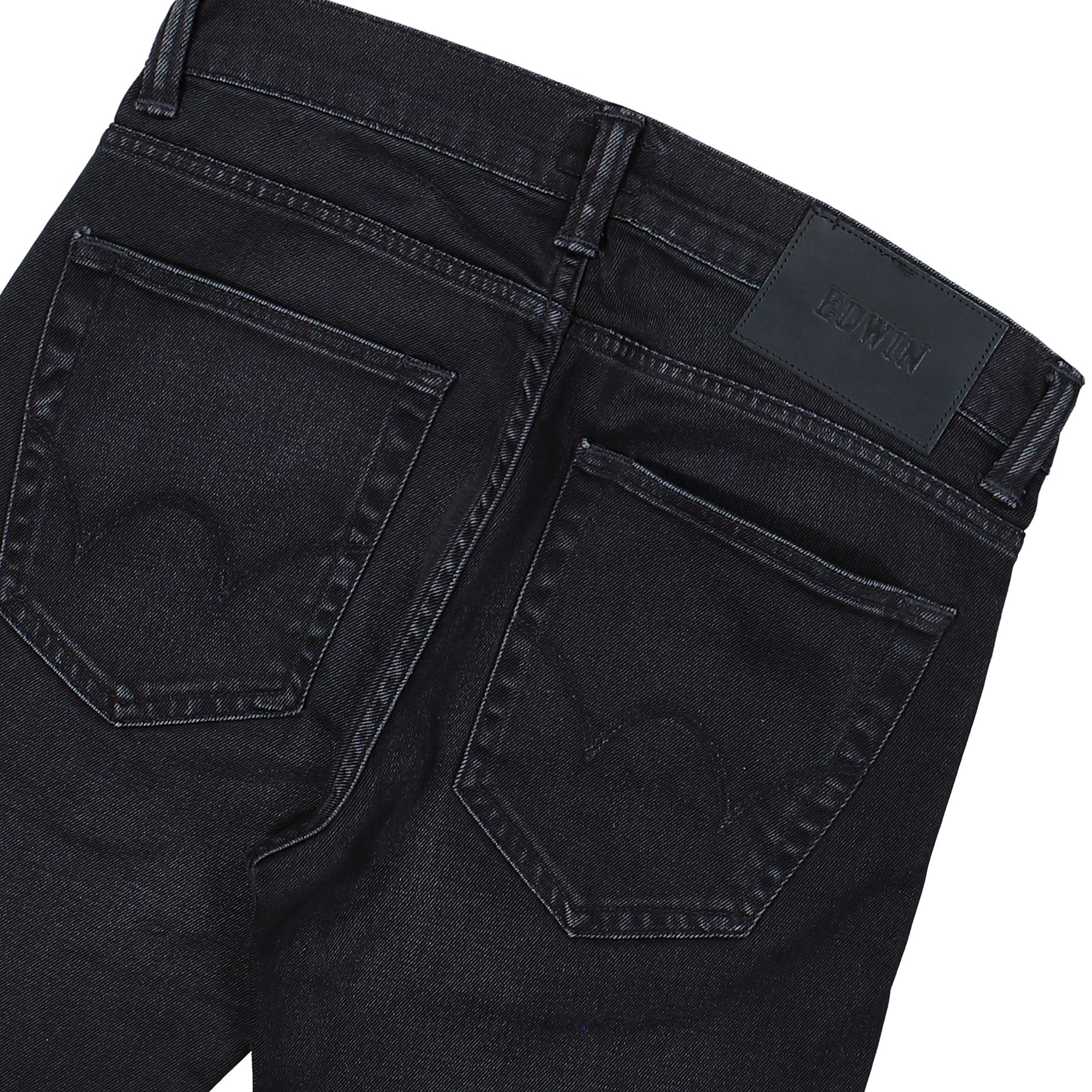Edwin ED-85 Slim Tapered Denim Pant CS Ink Black Denim Pants I022508.F8.ML.34 Detail View 2 | Overkill