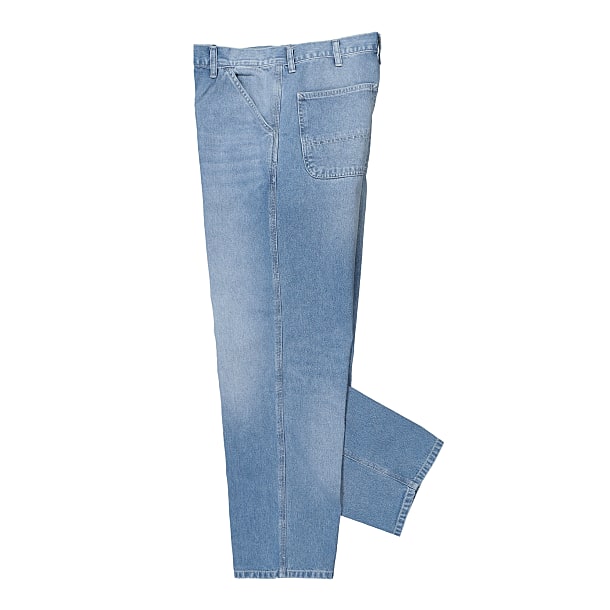 Carhartt WIP Simple Pant Blue Stone Washed Jeans Close-up | Overkill