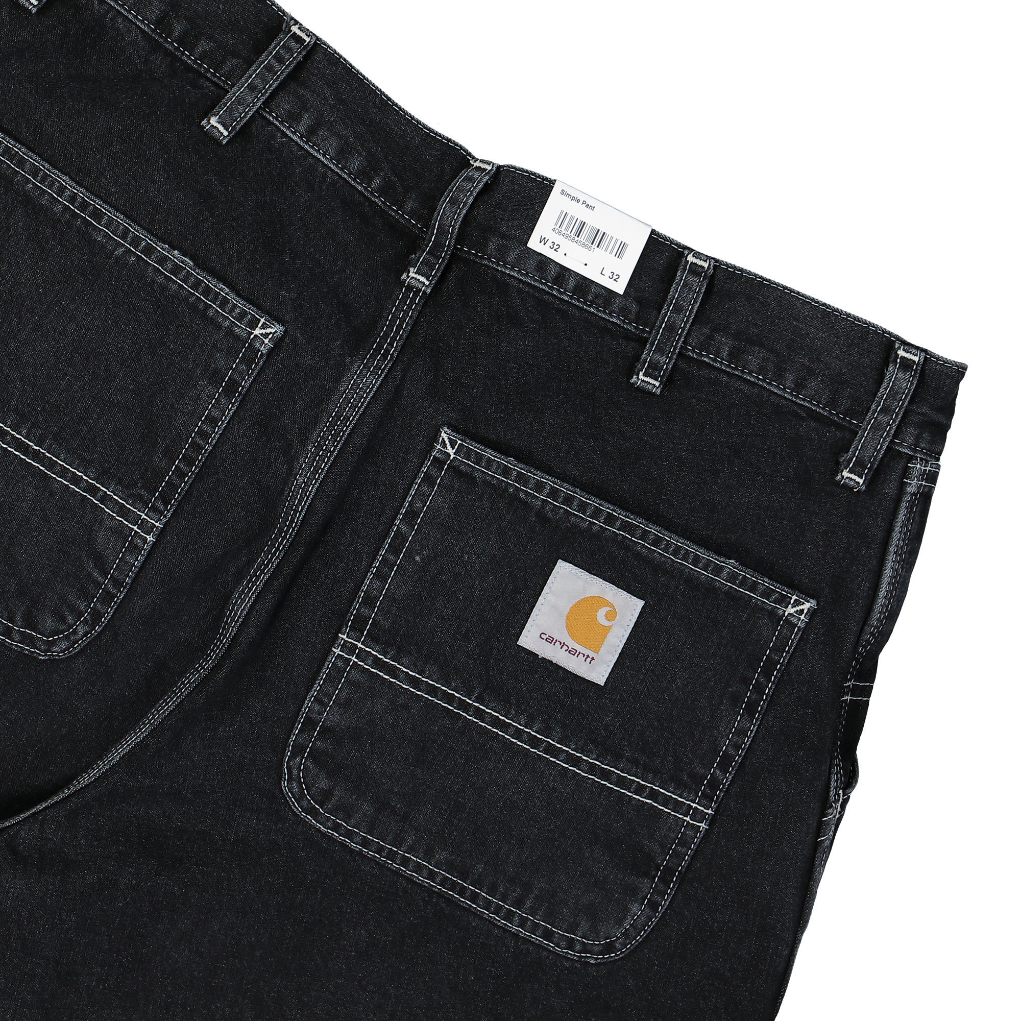 Carhartt WIP Simple Pant Black Sweat & Track Pants Detail view 2 | Overkill