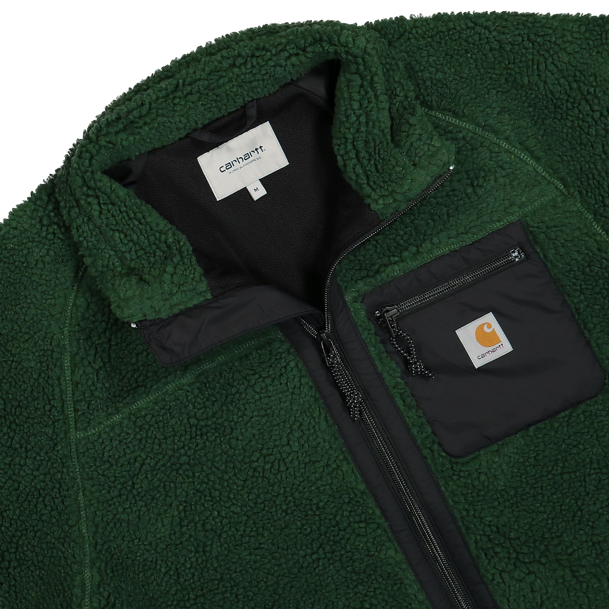Carhartt WIP Prentis Liner Sycamore Tree / Black Fleece Jackets Detailfoto | Overkill