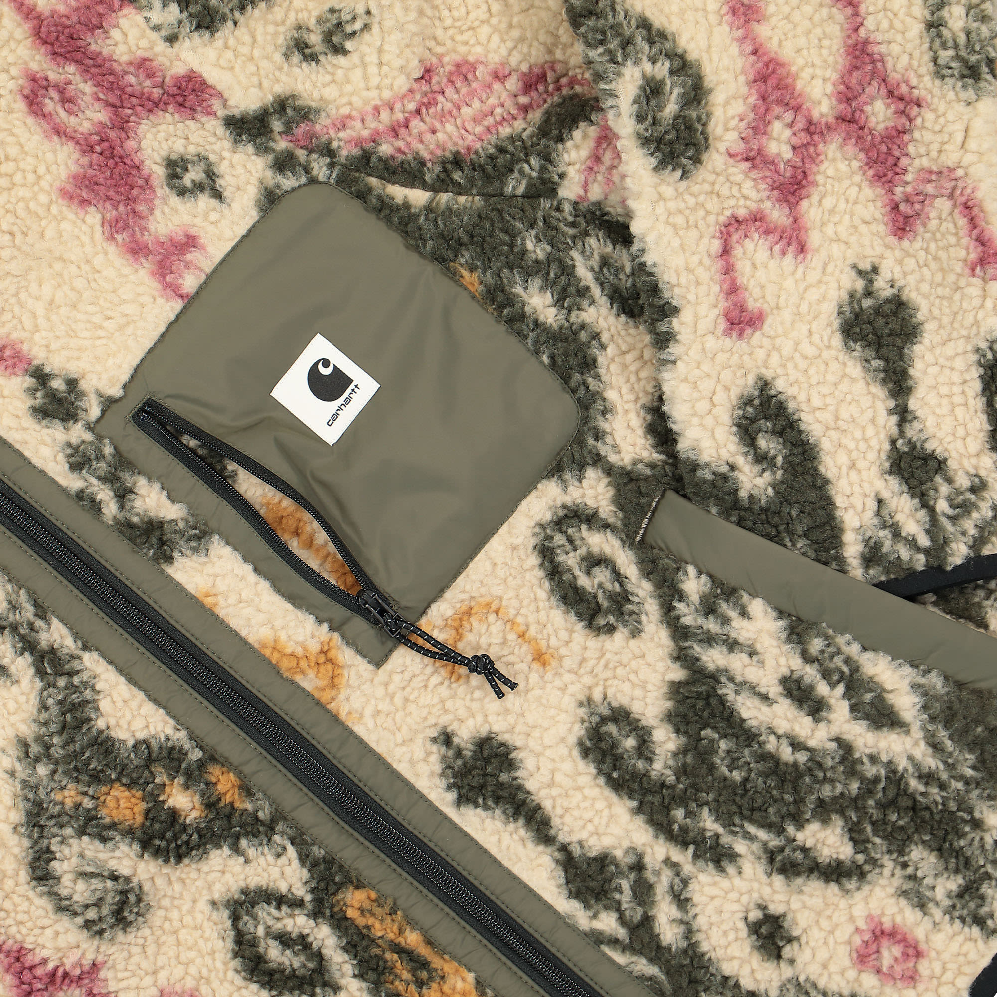 Carhartt WIP W Janet Liner Jacket Baru Jacquard, Wall / Cypress Jackets Detailfoto | Overkill