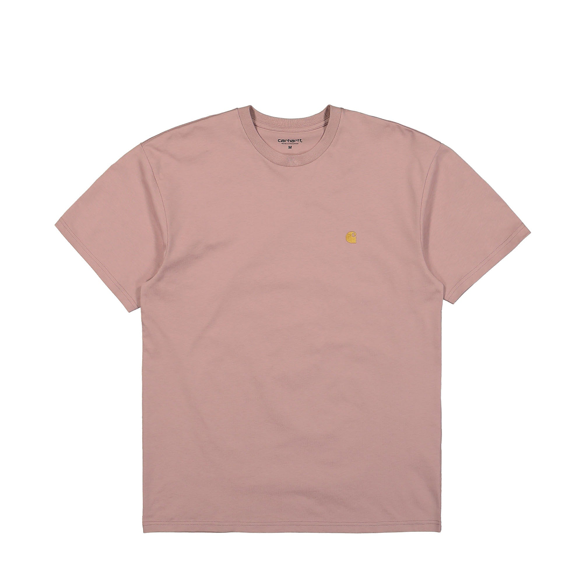 Carhartt WIP S/S Chase T-Shirt Glassy Pink / Gold T-Shirts I026391.24C.XX | Overkill