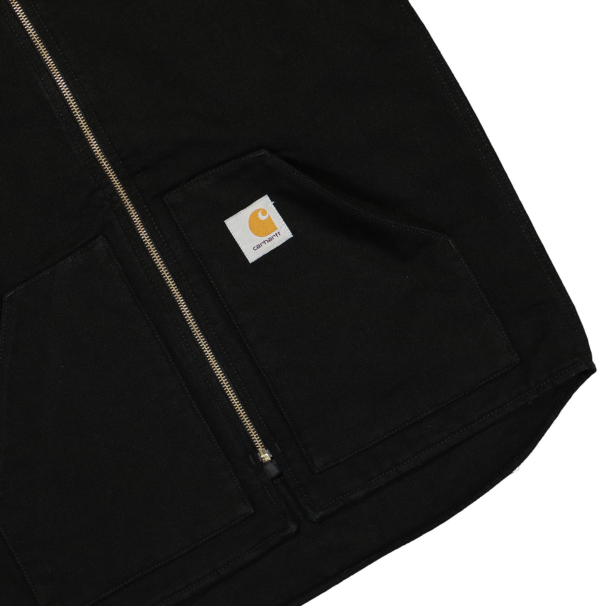 Carhartt WIP Classic Vest Dearborn Black Rinsed Vests Detailfoto | Overkill