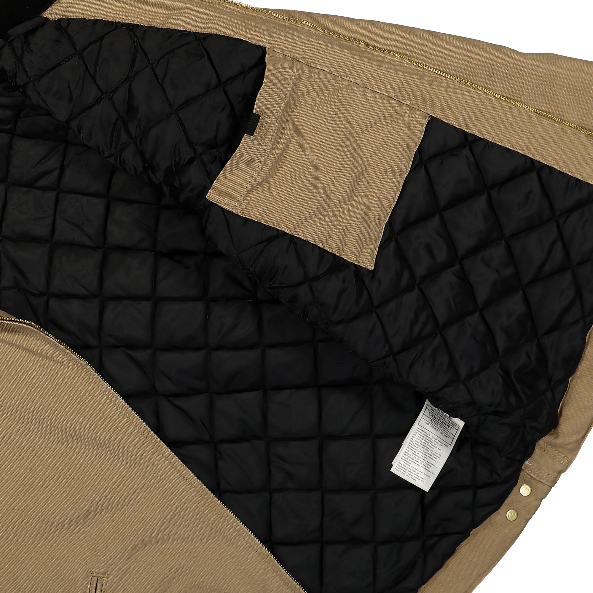 Carhartt WIP OG Detroit Jacket Peanut / Black Jackets Detail view 1 | Overkill