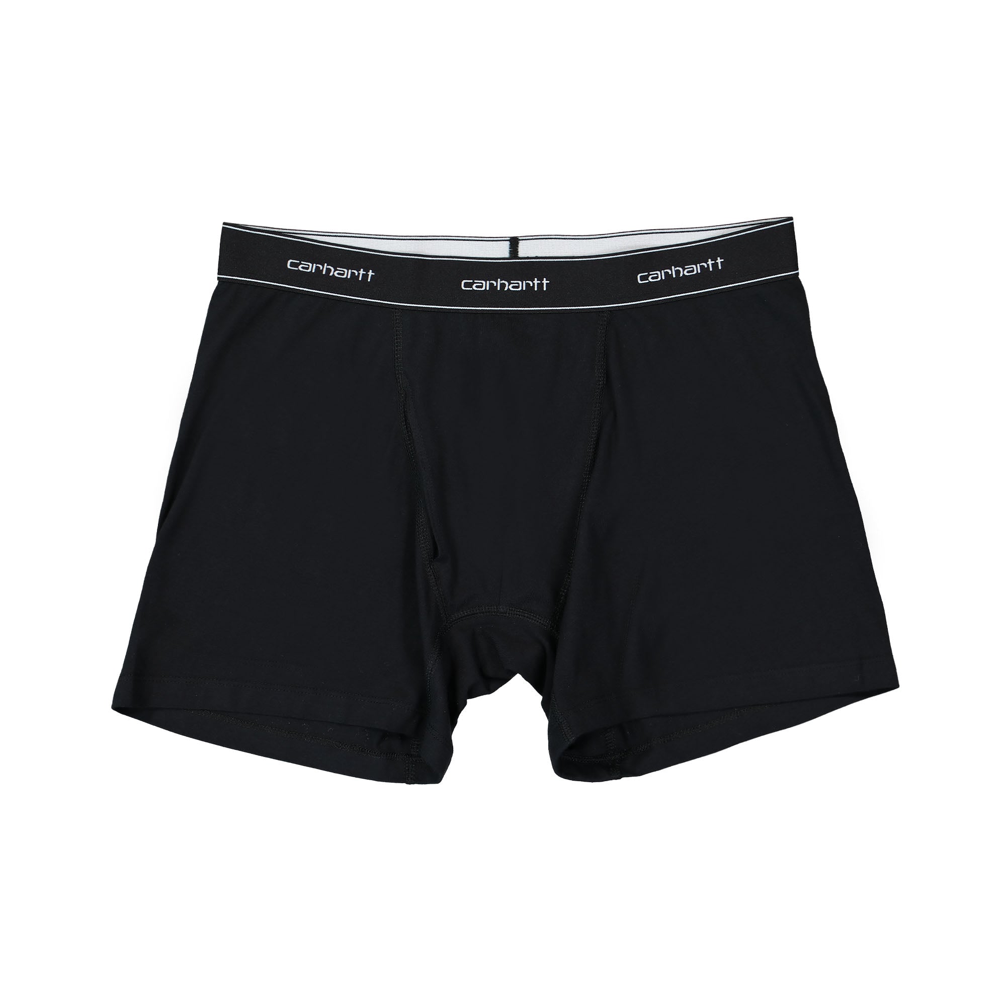 Carhartt WIP Cotton Trunks 2 Pack Black + Black Underwear Material | Overkill