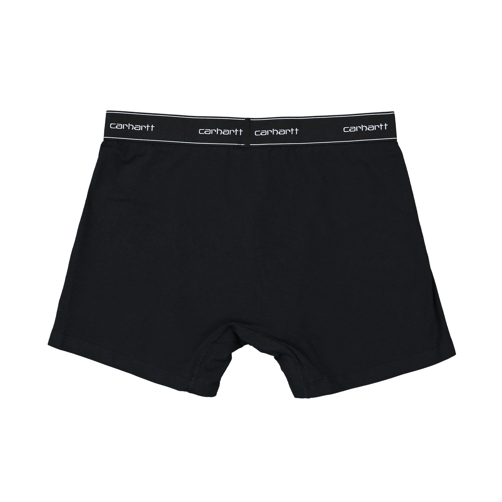 Carhartt WIP Cotton Trunks 2 Pack Black + Black Underwear Close-up | Overkill