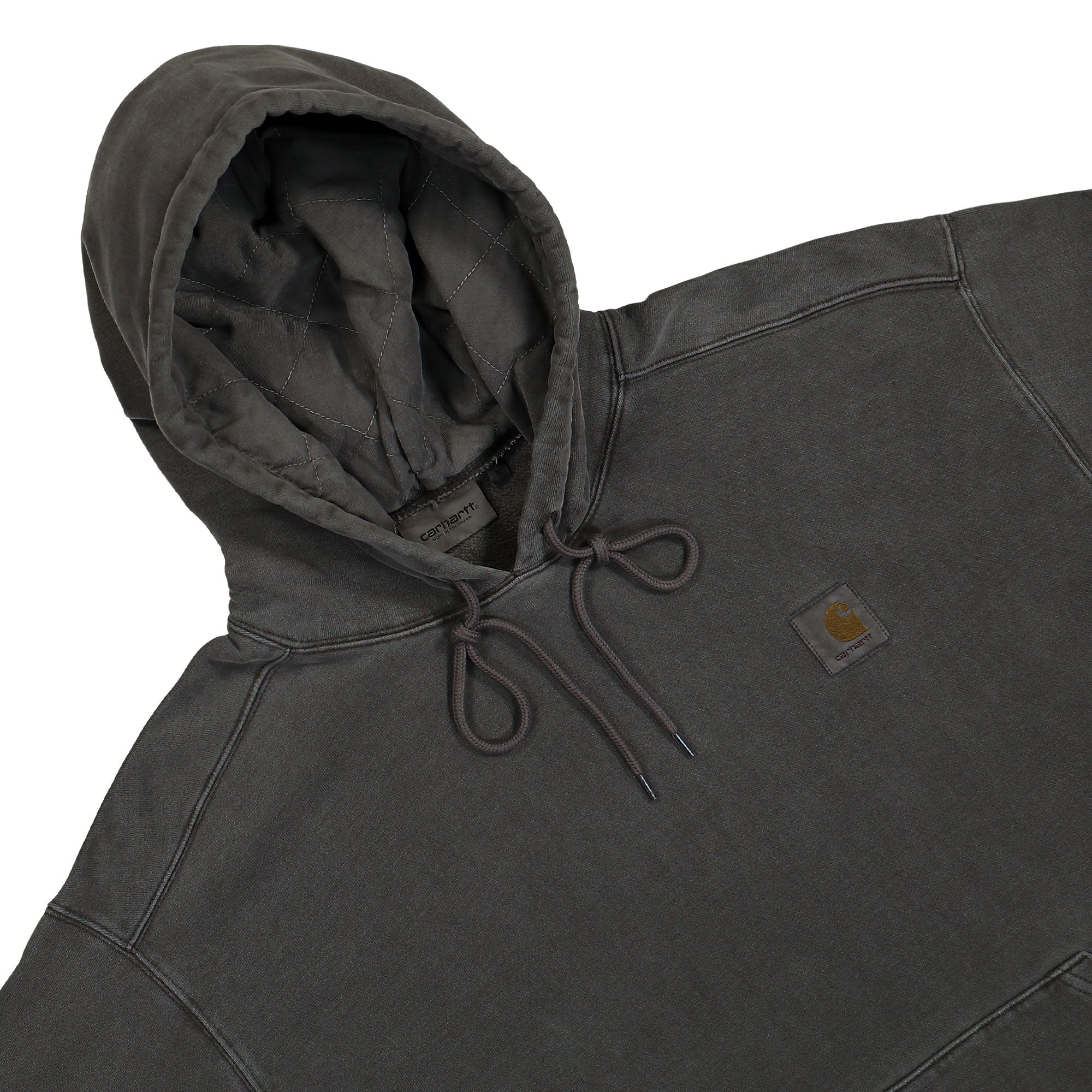 Carhartt WIP Hooded Vista Sweat Graphite Hoodies Close-up | Overkill