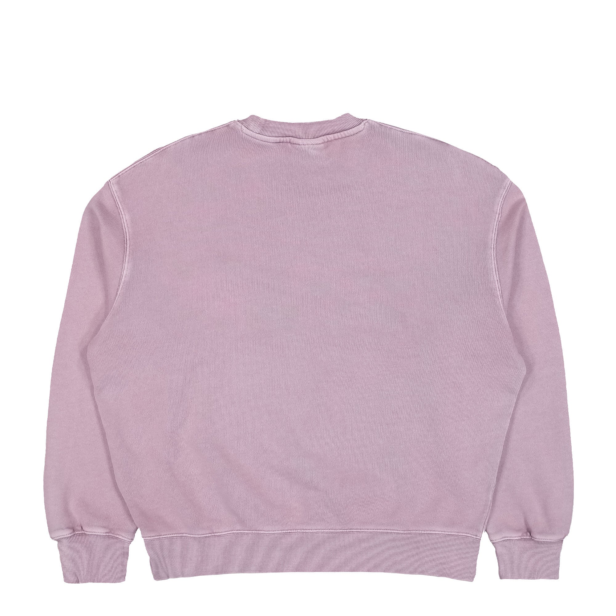 Carhartt W Nelson Sweatshirt Hortensia Garment Dyed Sweatshirts I029537.2P8.GD.03 Close-up | Overkill