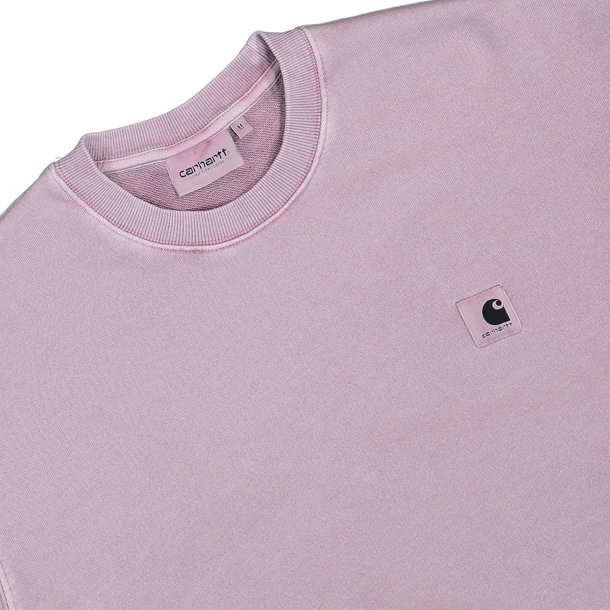 Carhartt W Nelson Sweatshirt Hortensia Garment Dyed Sweatshirts I029537.2P8.GD.03 Detailfoto | Overkill