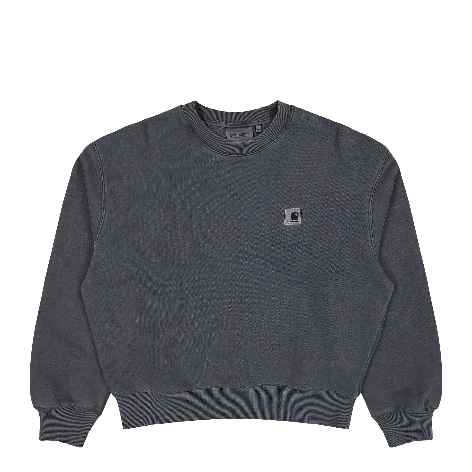 Carhartt WIP W Nelson Sweatshirt Black Garment Dyed Sweatshirts I029537.89.GD.03 | Overkill