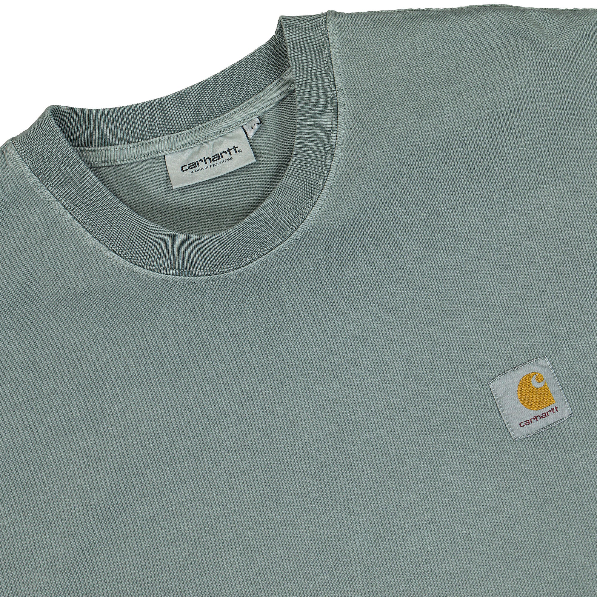 Carhartt WIP S/S Vista T-Shirt Eucalyptus T-Shirts Close-up | Overkill