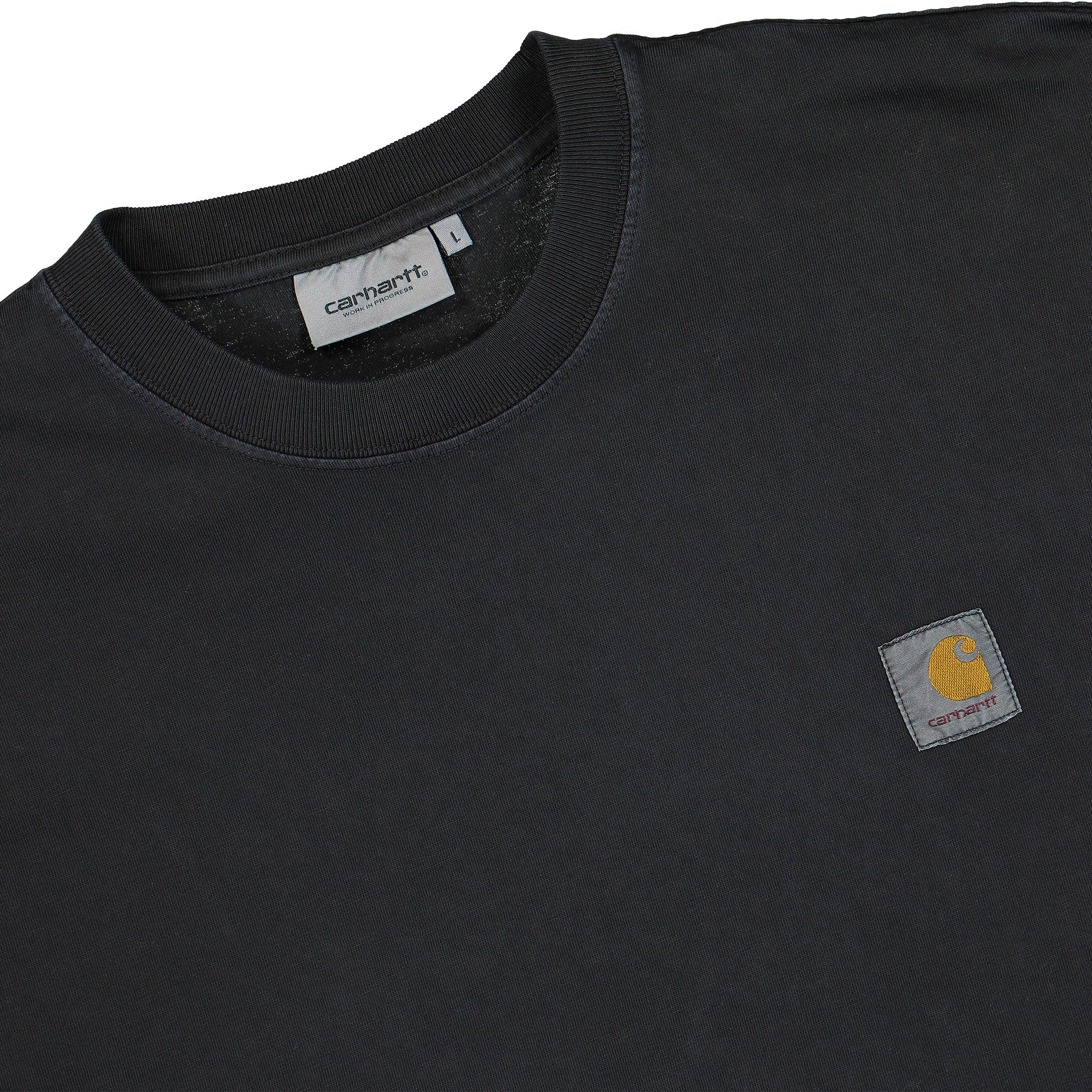 Carhartt WIP L/S Vista T-Shirt Soot Longsleeves Close-up | Overkill