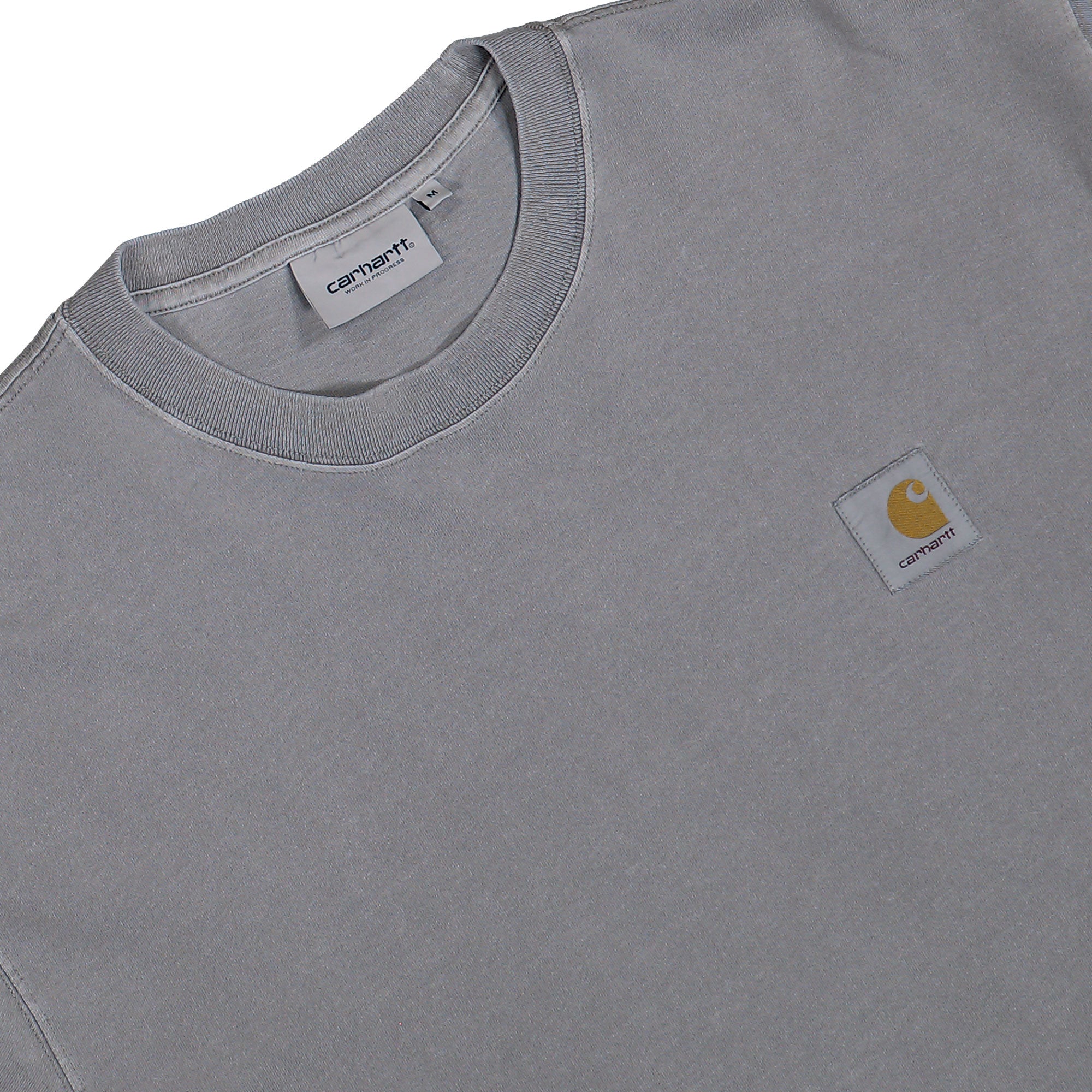 Carhartt WIP S/S Nelson T-Shirt Black Garment Dyed T-Shirts I029537.89.GD.03 Detailfoto | Overkill