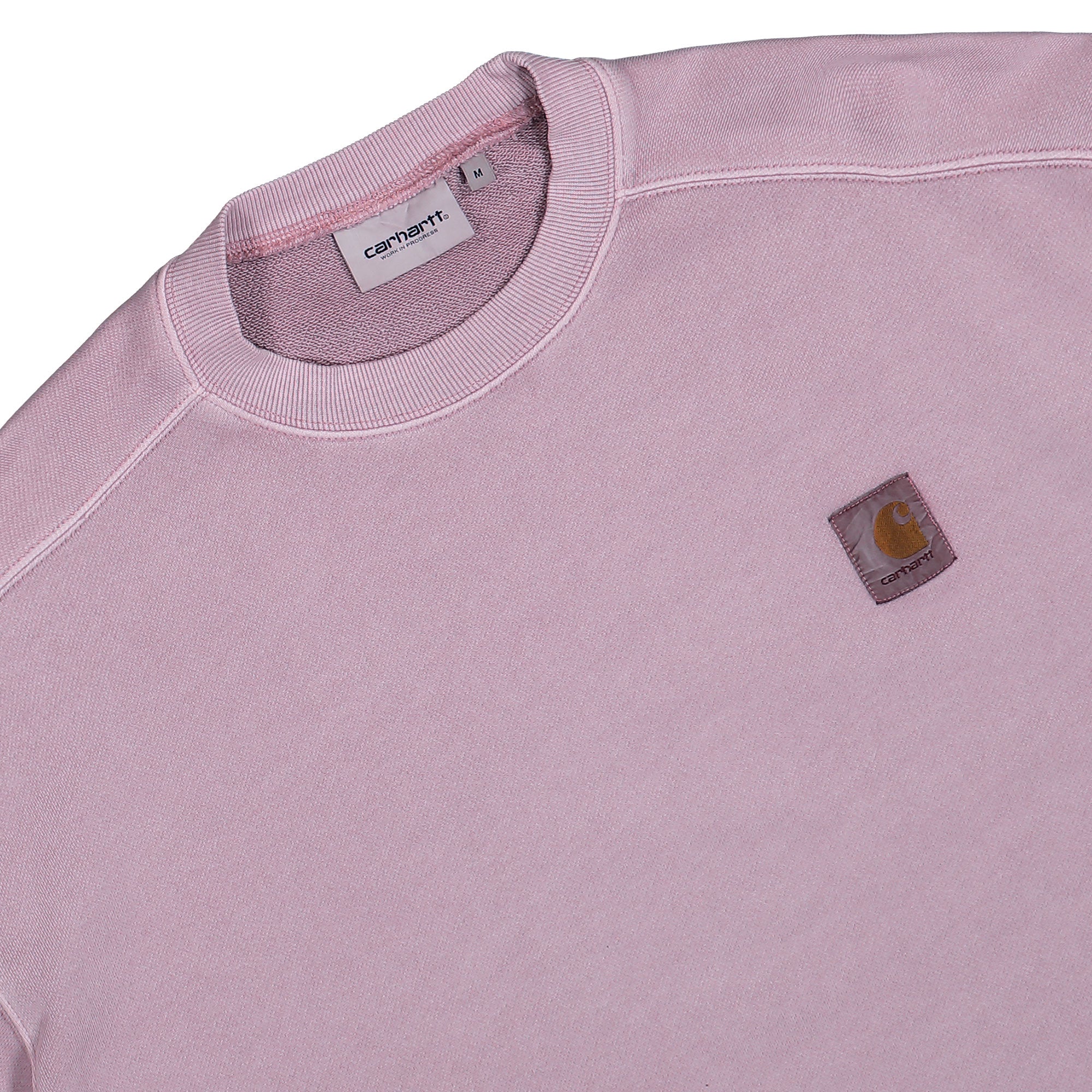 Carhartt Nelson Sweat Hortensia Garment Dyed Sweatshirts I029957.2P8.GD.03 Detailfoto | Overkill