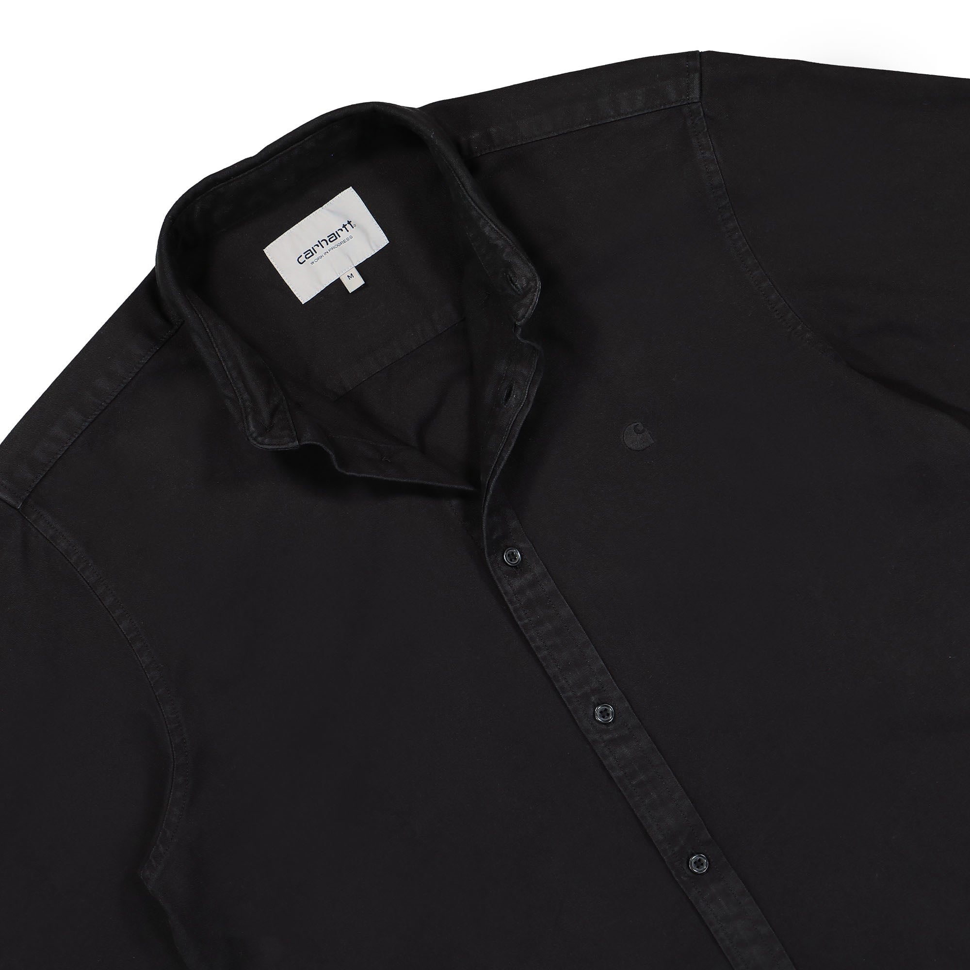 Carhartt WIP L/S Bolton Shirt Black Shirts Detailfoto | Overkill