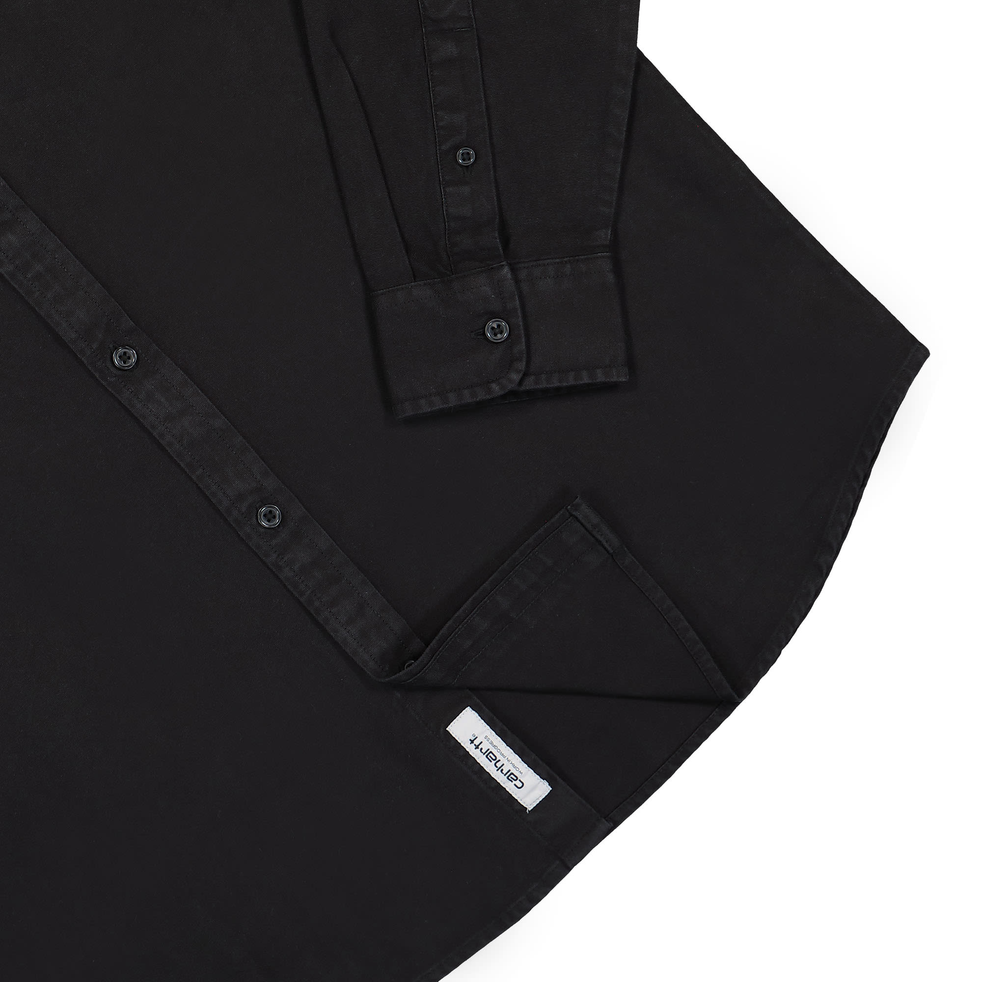 Carhartt WIP L/S Bolton Shirt Black Shirts Detail view 1 | Overkill