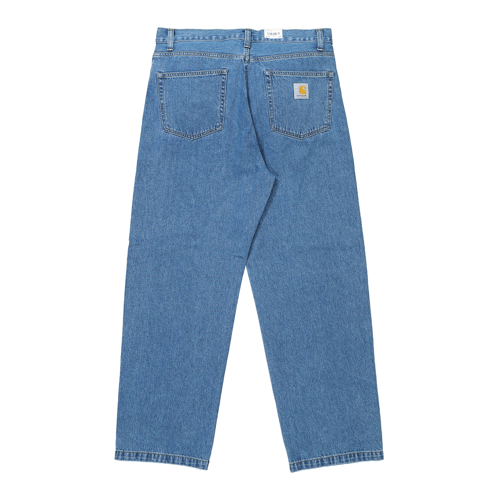 Carhartt WIP Landon Pant Blue Heavy Stone Wash Jeans Material | Overkill