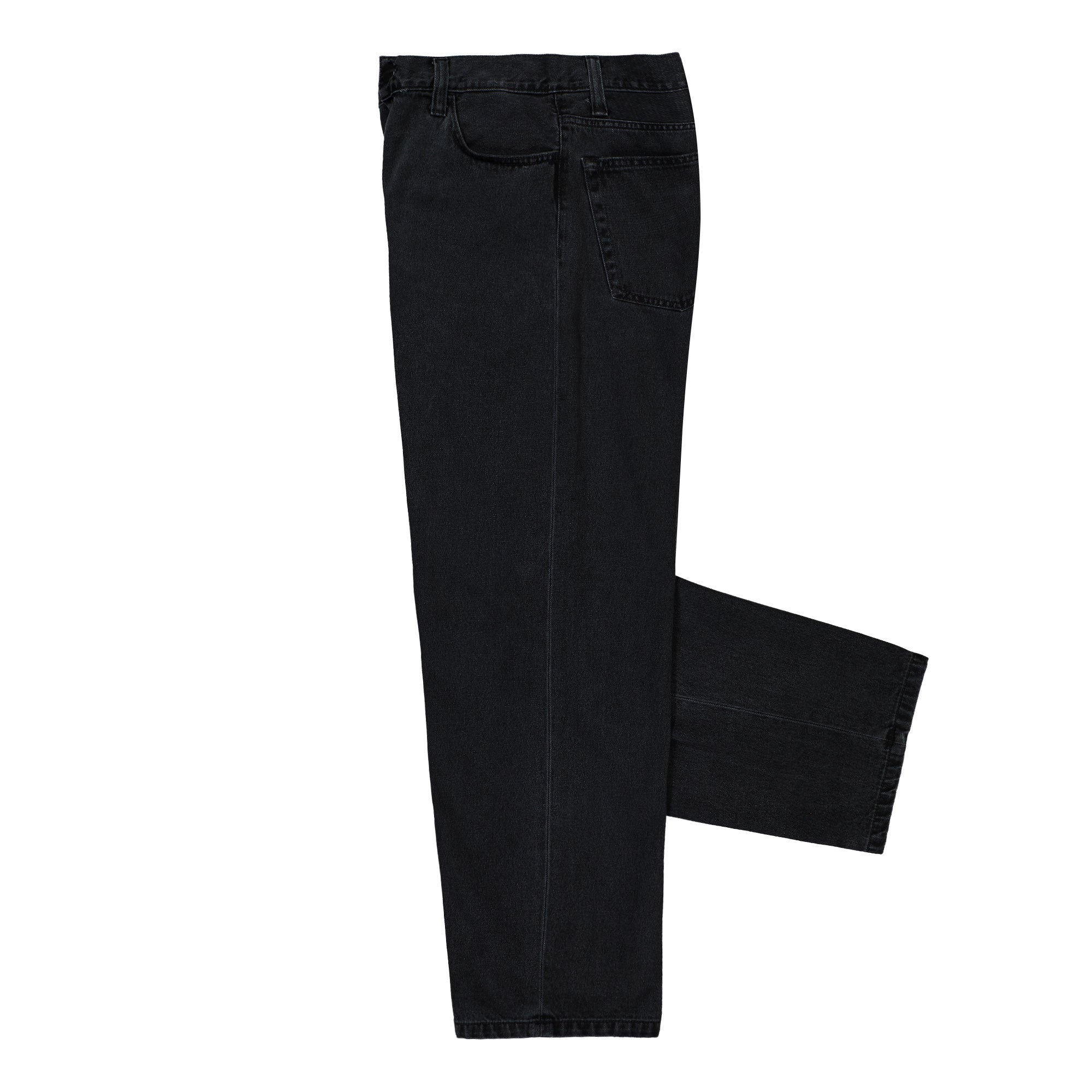 Carhartt WIP Landon Pant Black Stone Washed Jeans Close-up | Overkill