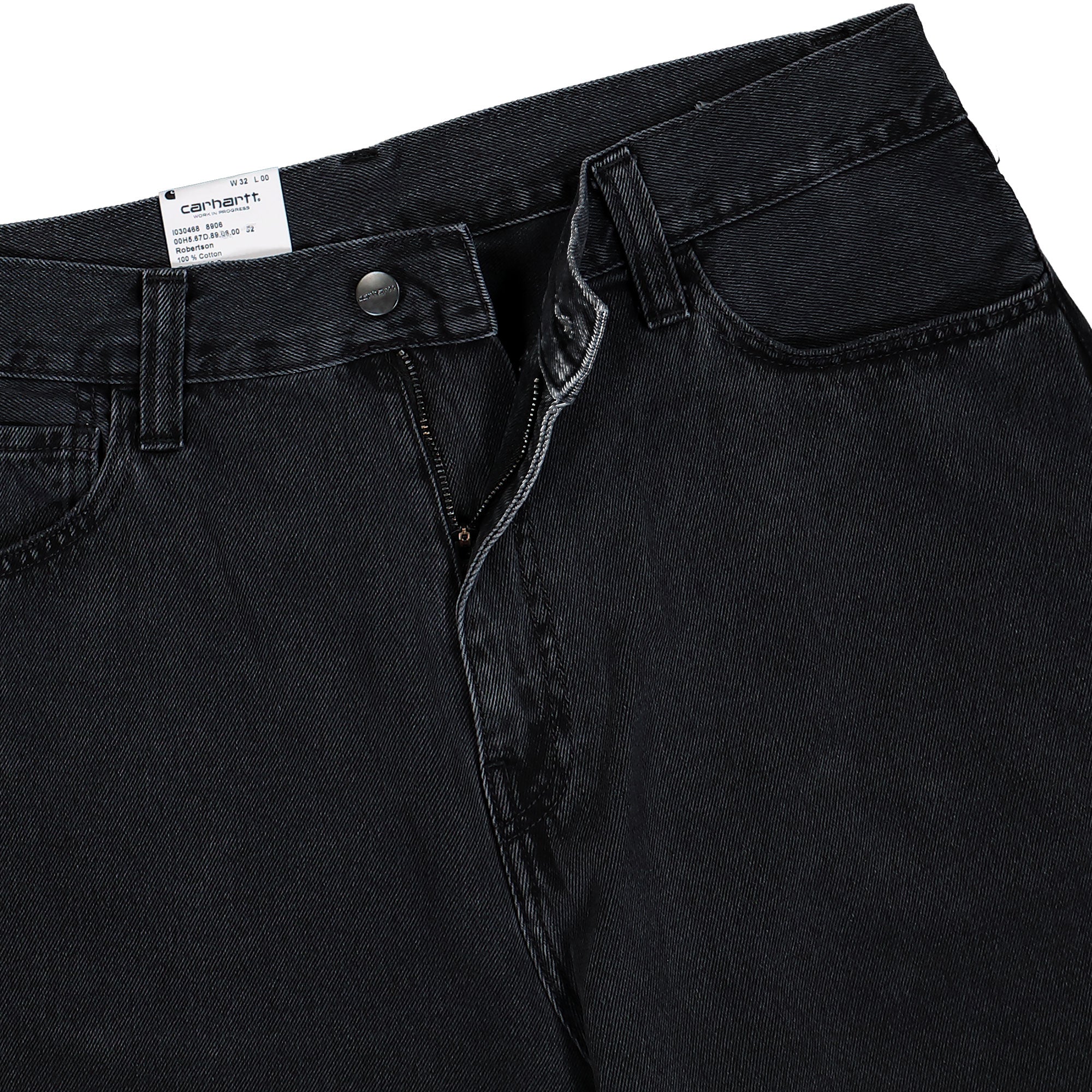 Carhartt WIP Landon Pant Black Stone Washed Jeans Detailfoto | Overkill