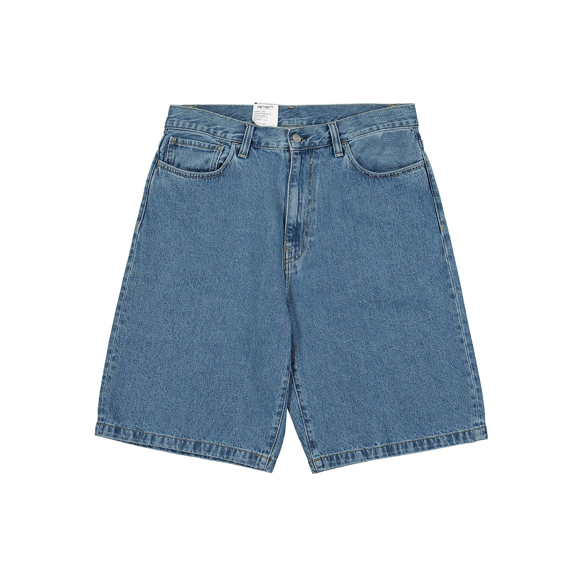 Carhartt WIP Landon Short Robertson Blue Heavy Stone Wash Shorts I030469.01.60 | Overkill