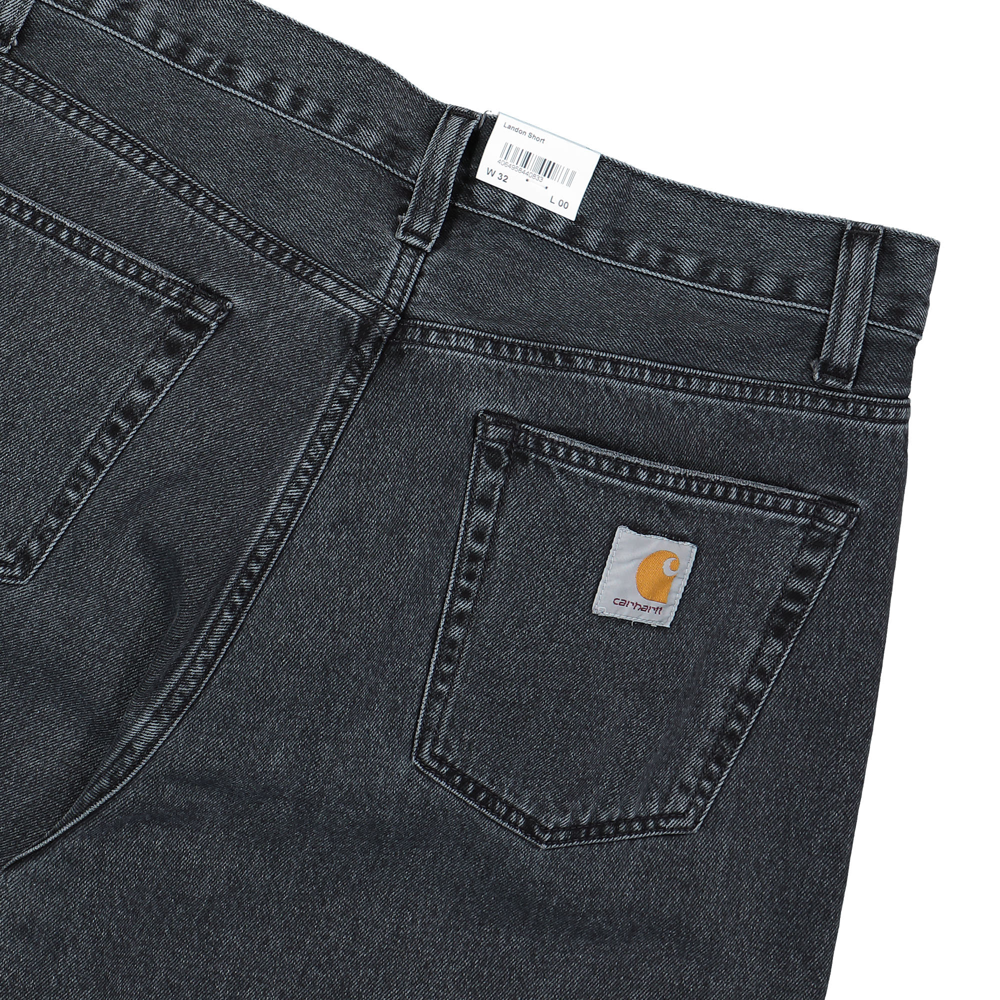 Carhartt Landon Short Black Denim Shorts I030469.89.60.00 Detail View 3 | Overkill
