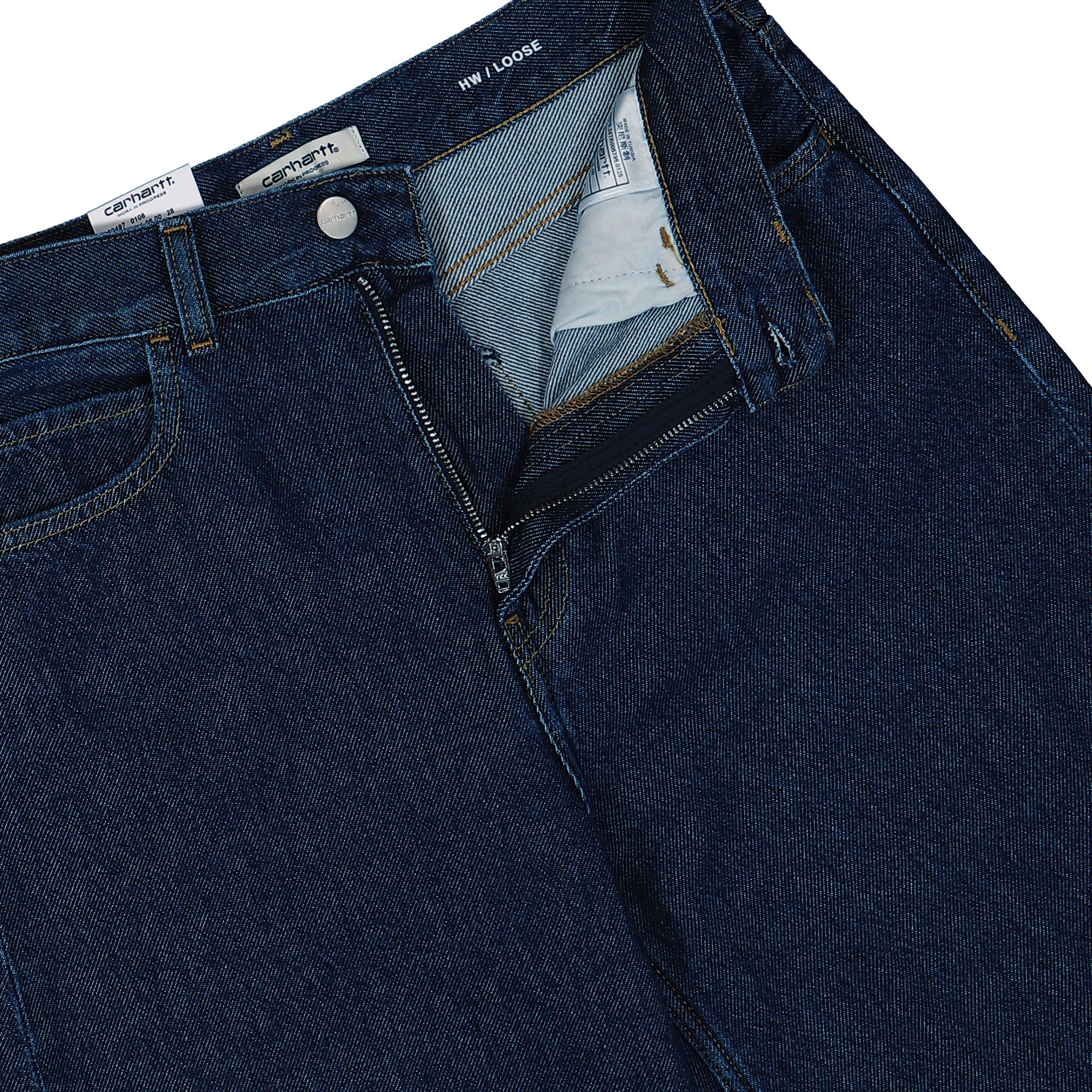 Carhartt WIP W Jane Pant Blue Stone Washed Jeans Detailfoto | Overkill