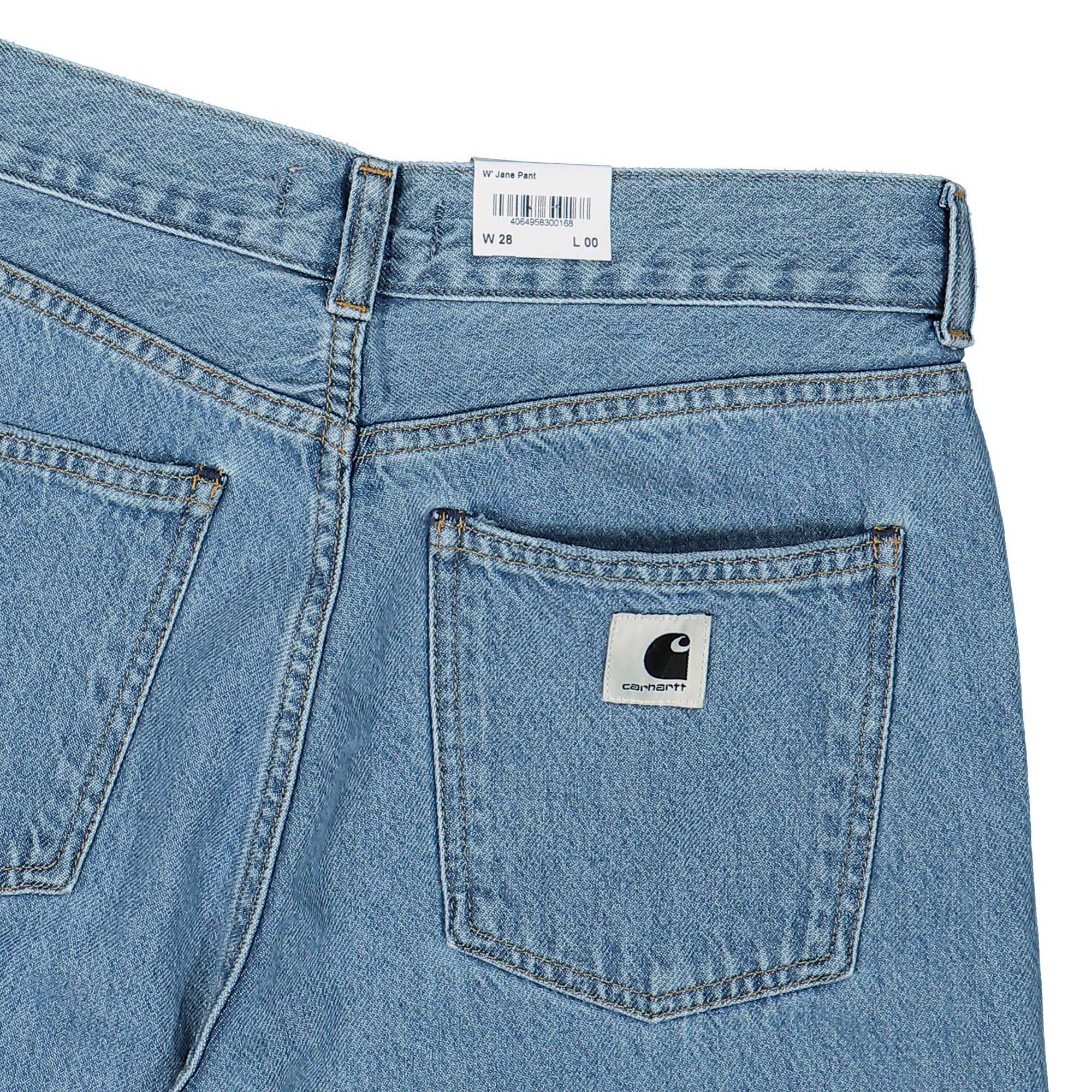 Carhartt WIP W Jane Pant Blue Heavy Stone Wash Jeans Detail view 1 | Overkill