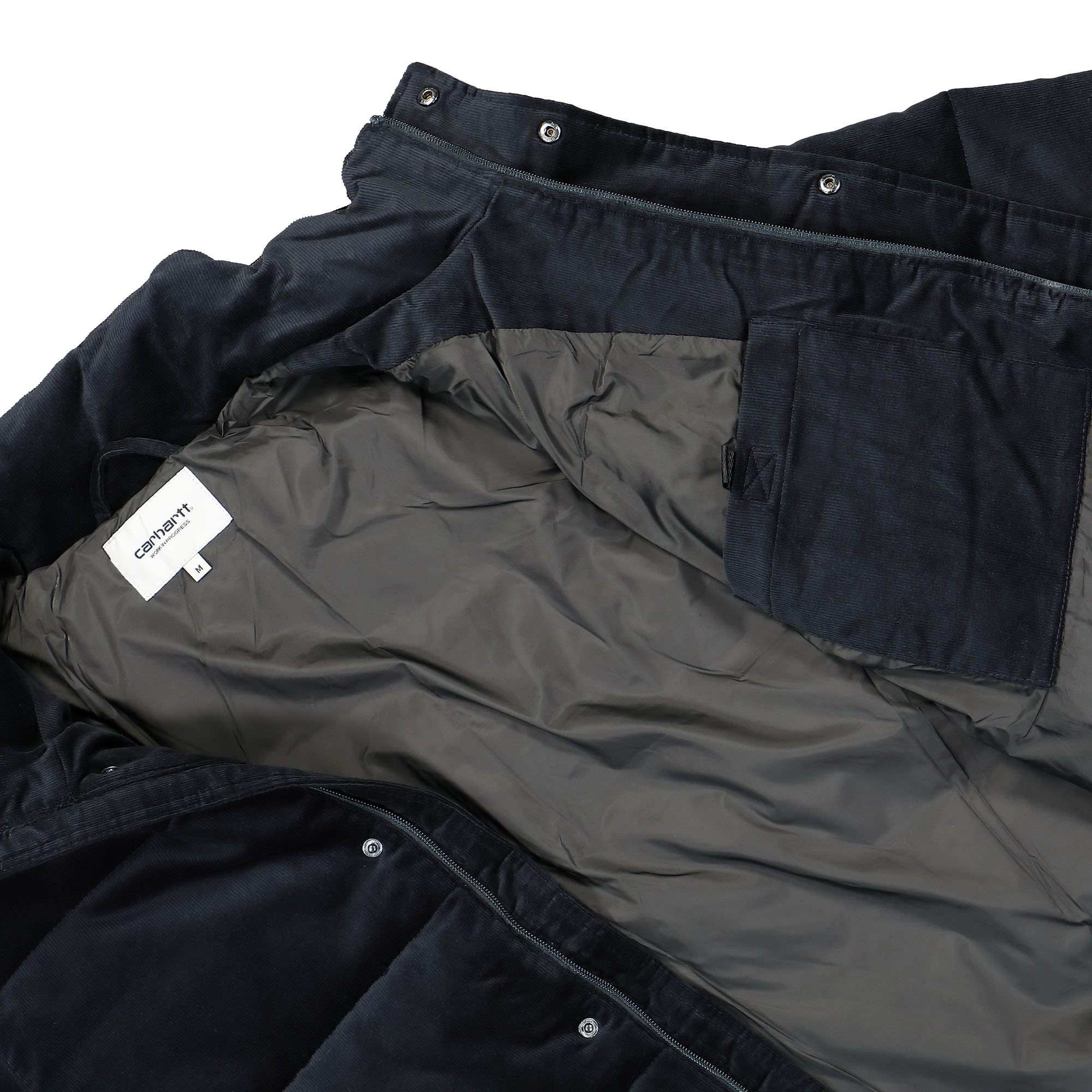 Carhartt WIP Layton Jacket Dark Navy Puffer Jackets Detail view 1 | Overkill