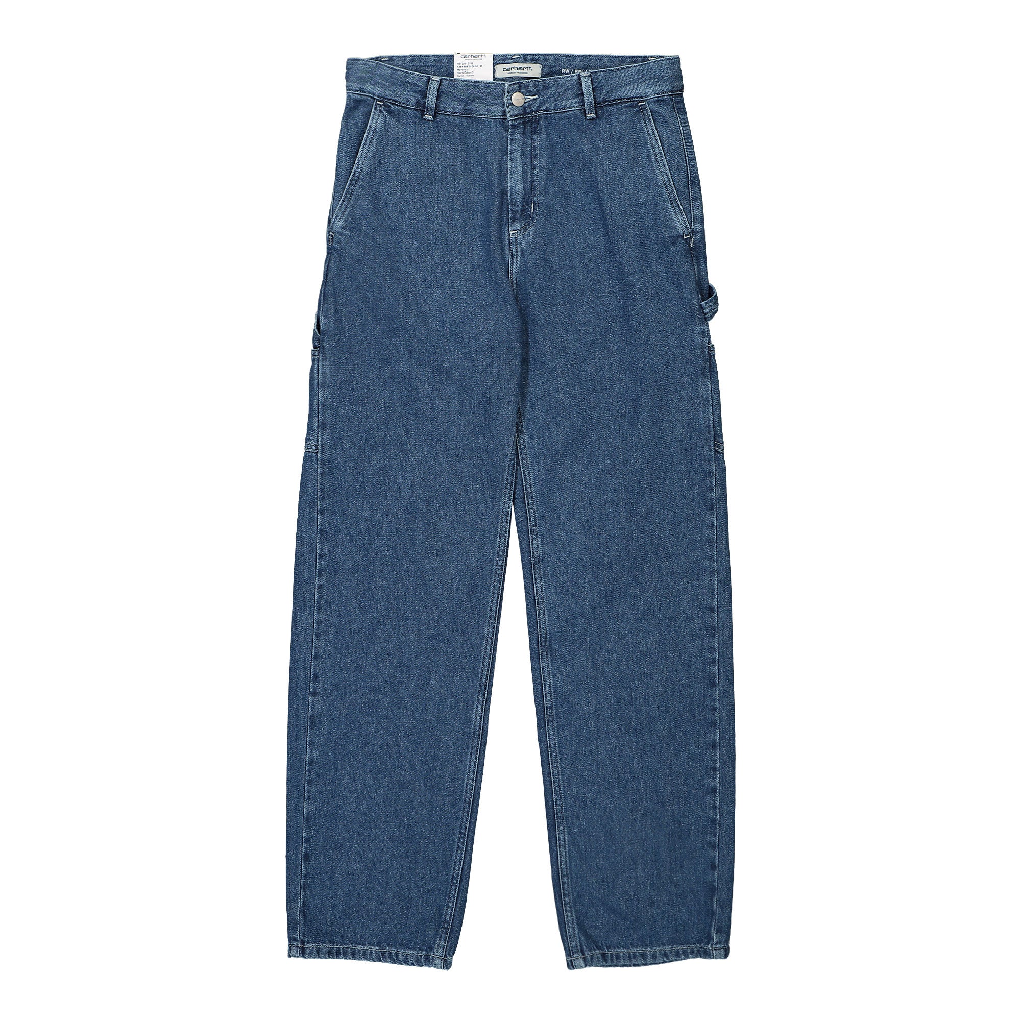Carhartt WIP W Pierce Pant Straight Blue Stone Washed Jeans I031251.01.06.00 | Overkill
