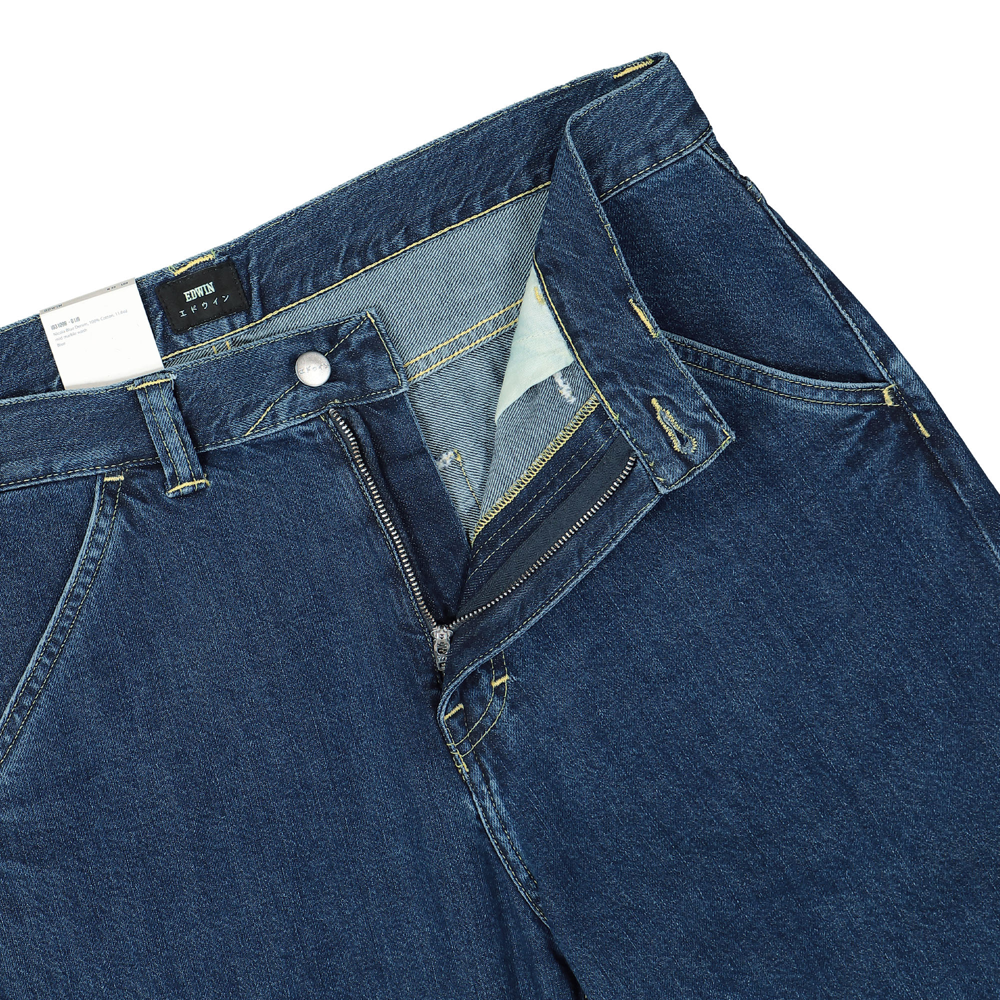 Edwin Storm Pant Blue Jeans Detailfoto | Overkill