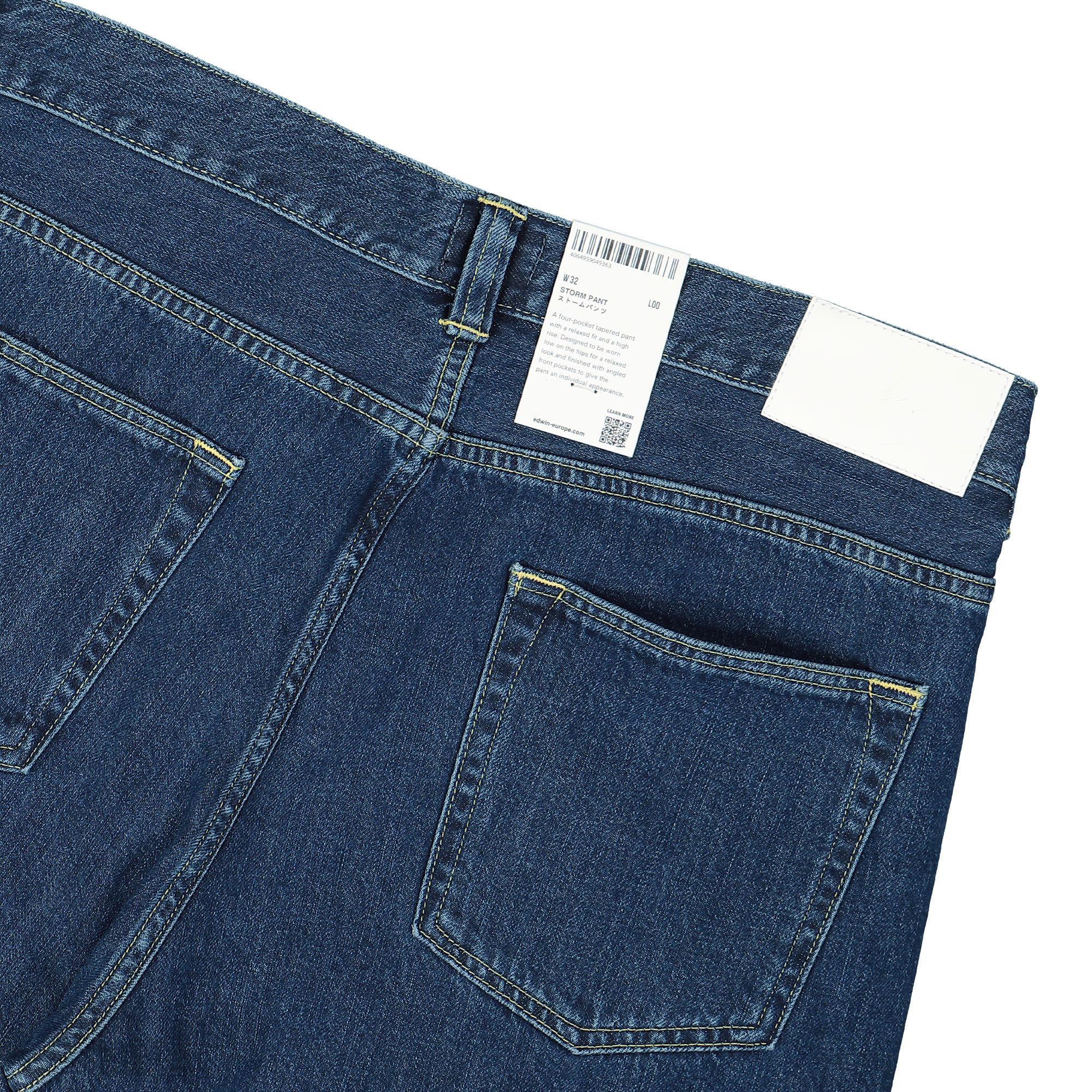 Edwin Storm Pant Blue Jeans Detail view 2 | Overkill