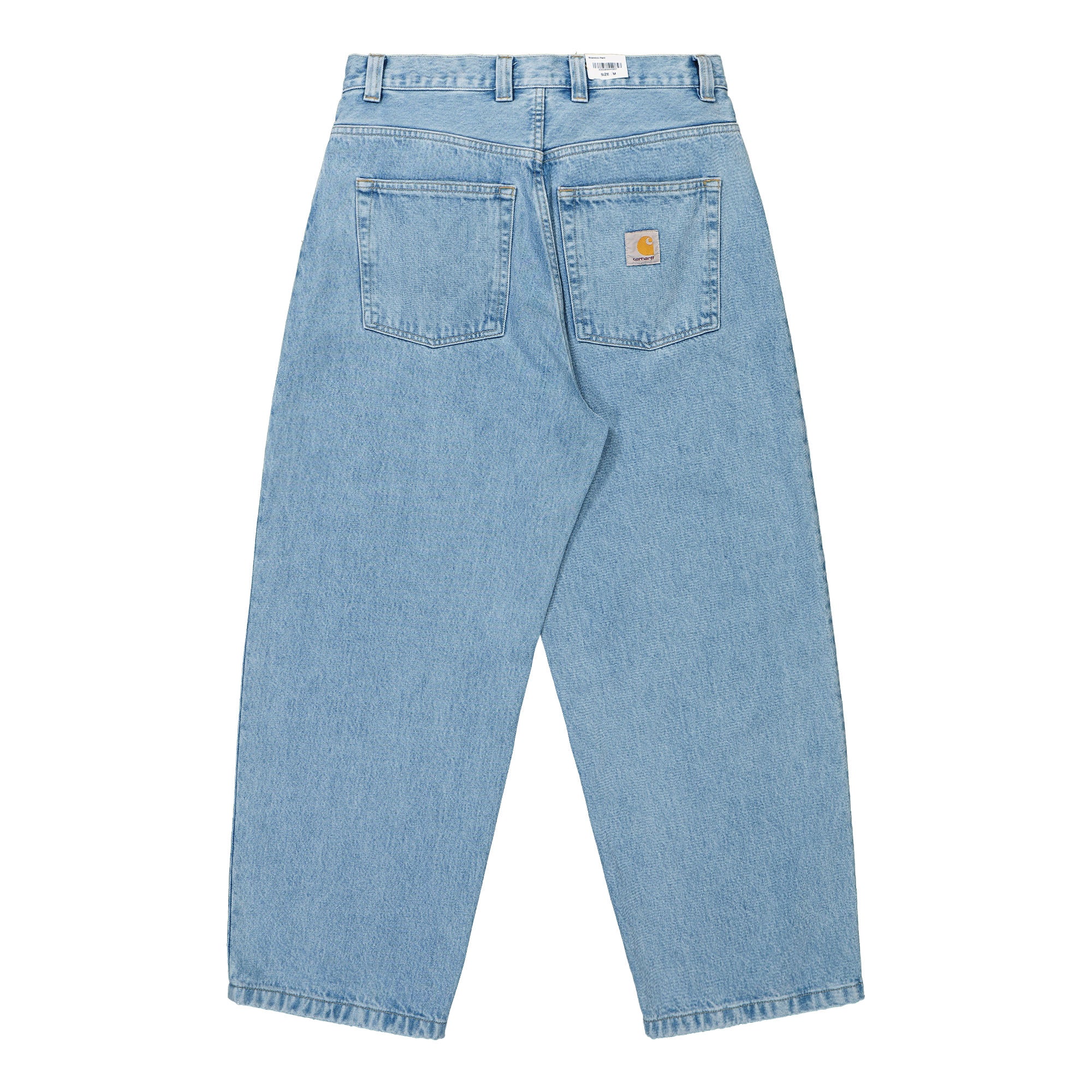 Carhartt WIP Brandon Pant Blue Heavy Stone Bleached Jeans Material | Overkill
