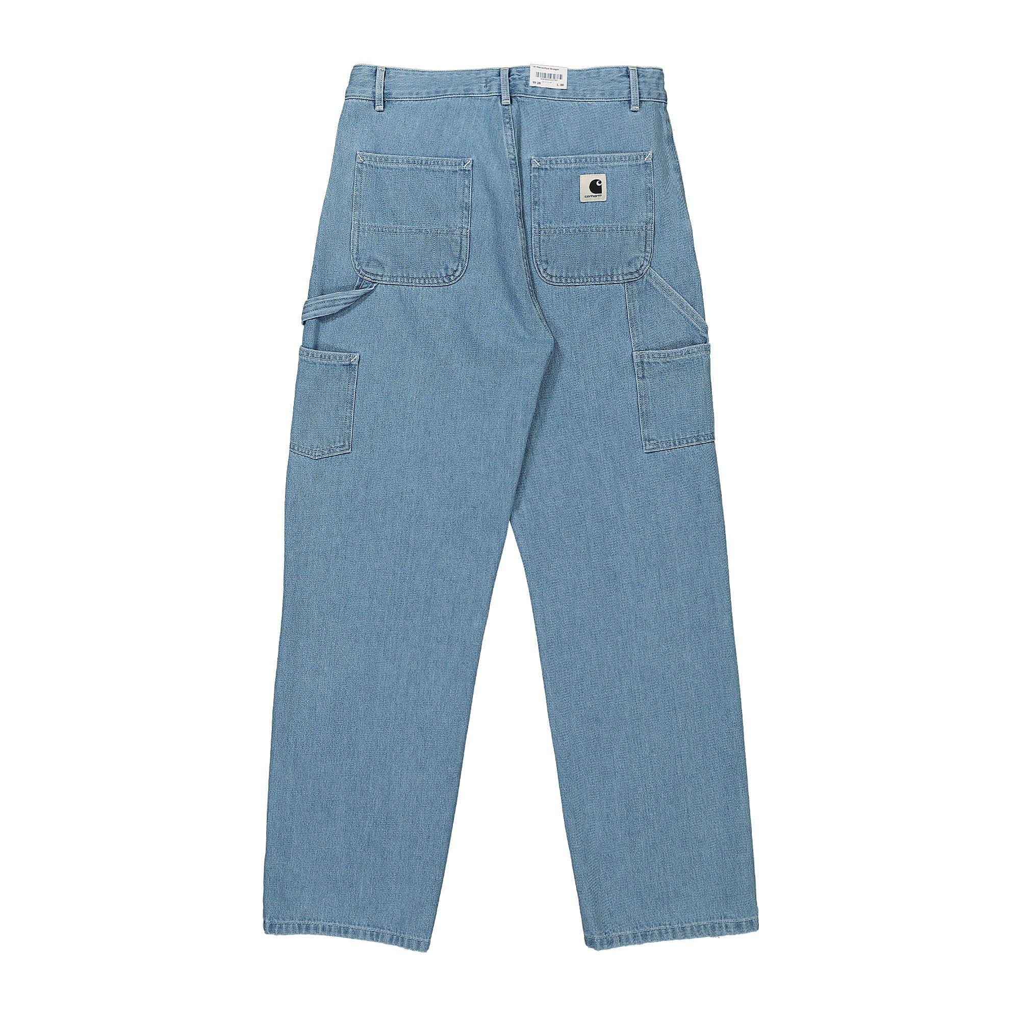 Carhartt WIP W Pierce Pant Straight Blue Stone Bleached Jeans Material | Overkill