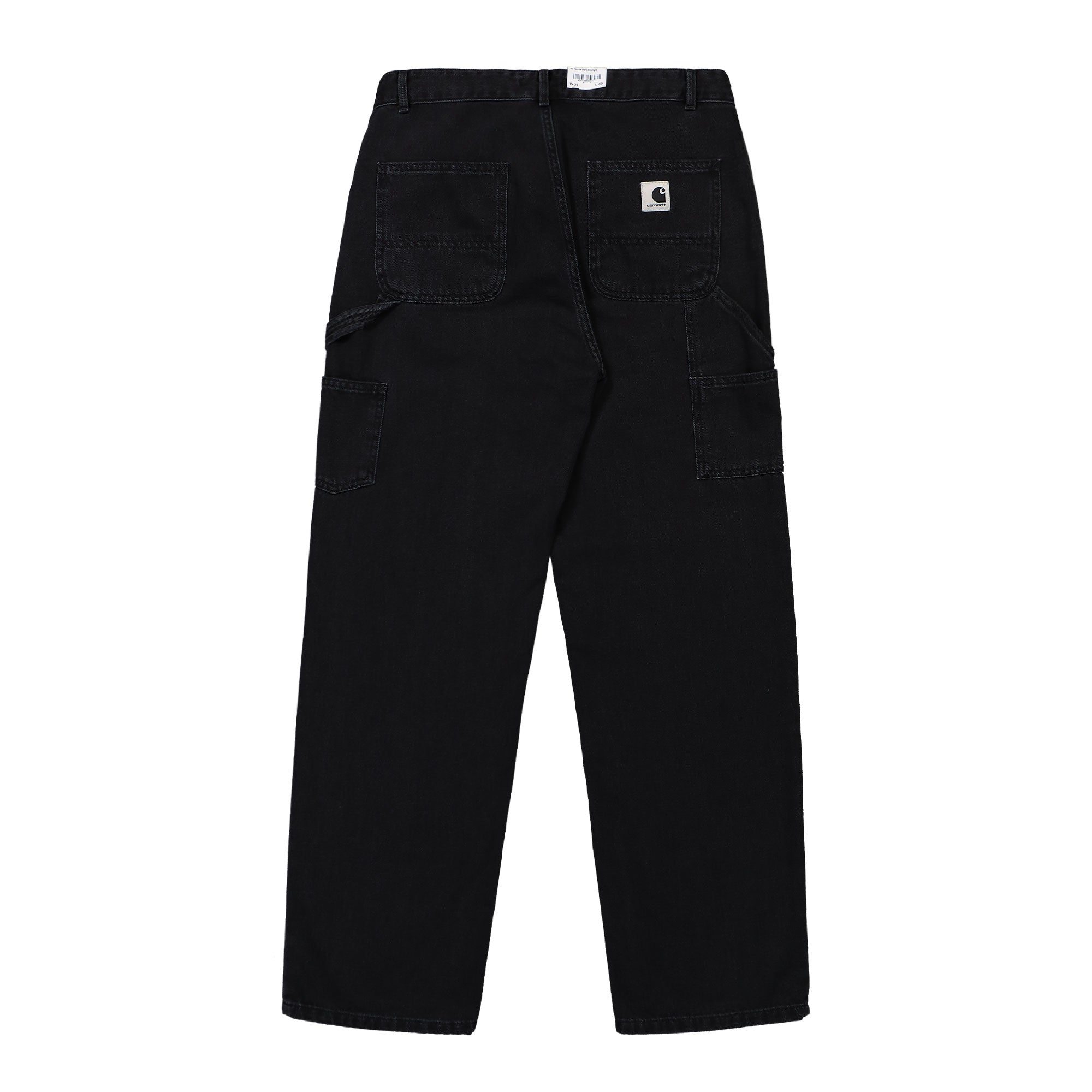 Carhartt WIP W Pierce Pant Straight Black / Stone Washed Jeans Material | Overkill