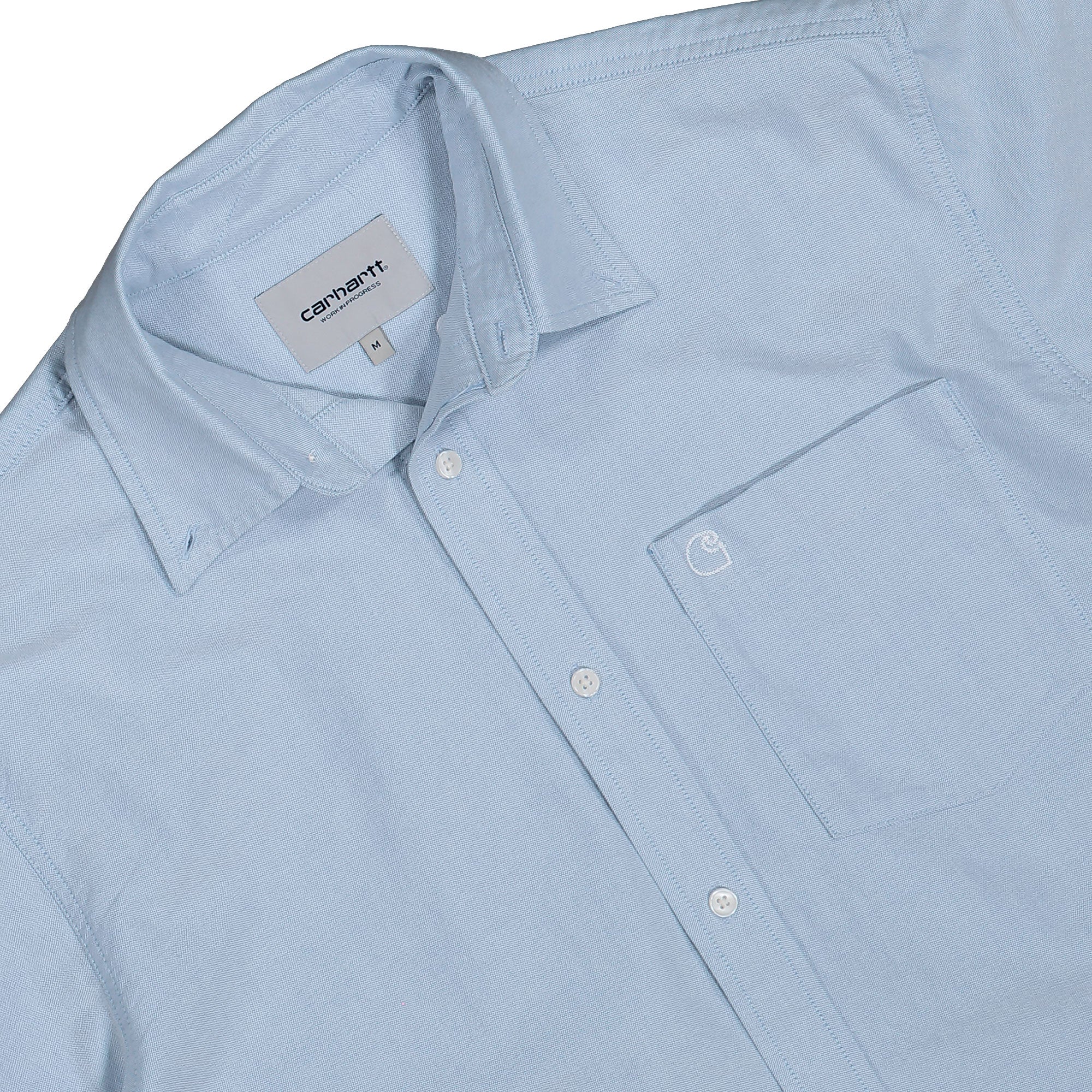 Carhartt WIP S/S Braxton Shirt Bleach / Wax Shirts I031454.1ON.XX.03 Detailfoto | Overkill