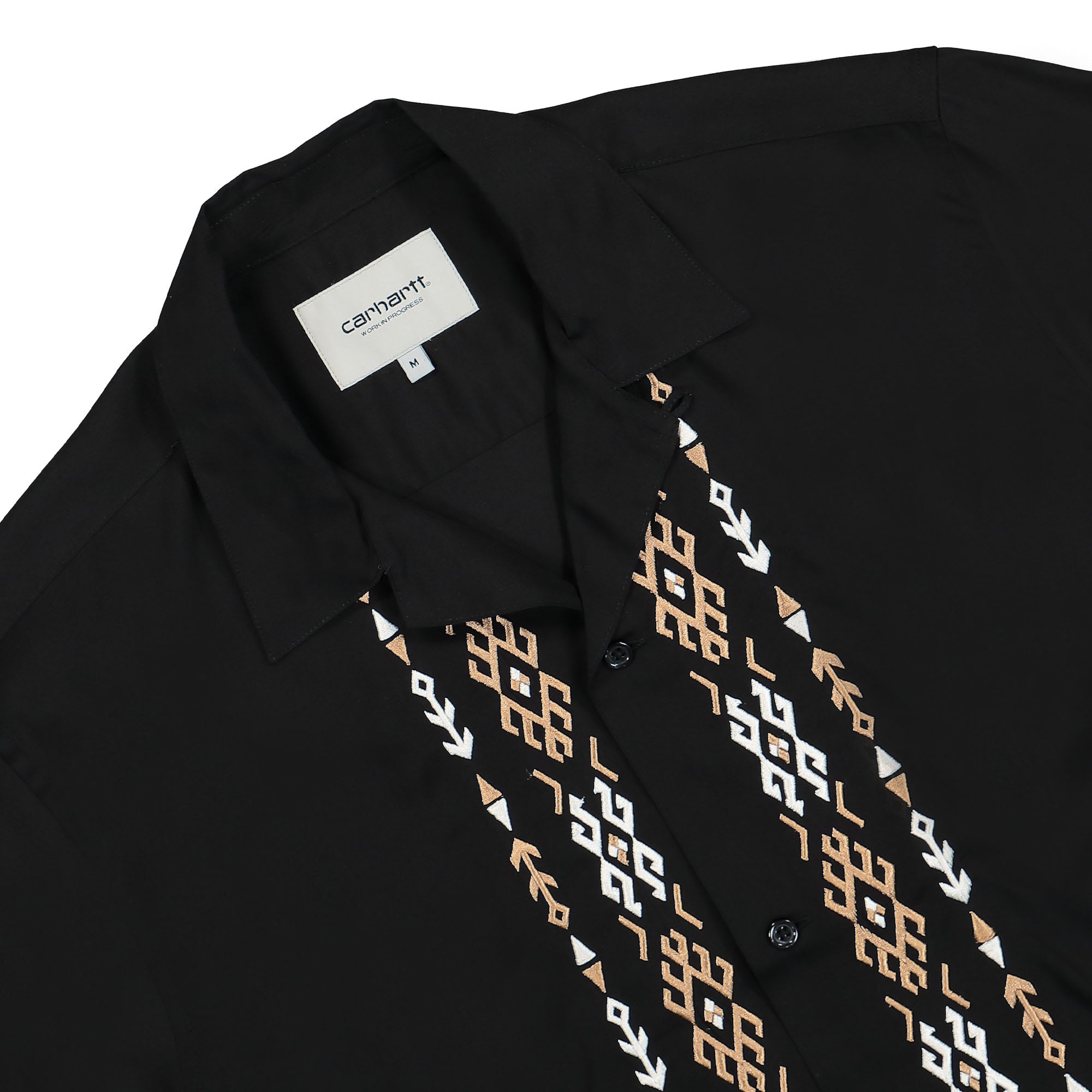 Carhartt WIP S/S Coba Shirt Black Shirts Close-up | Overkill