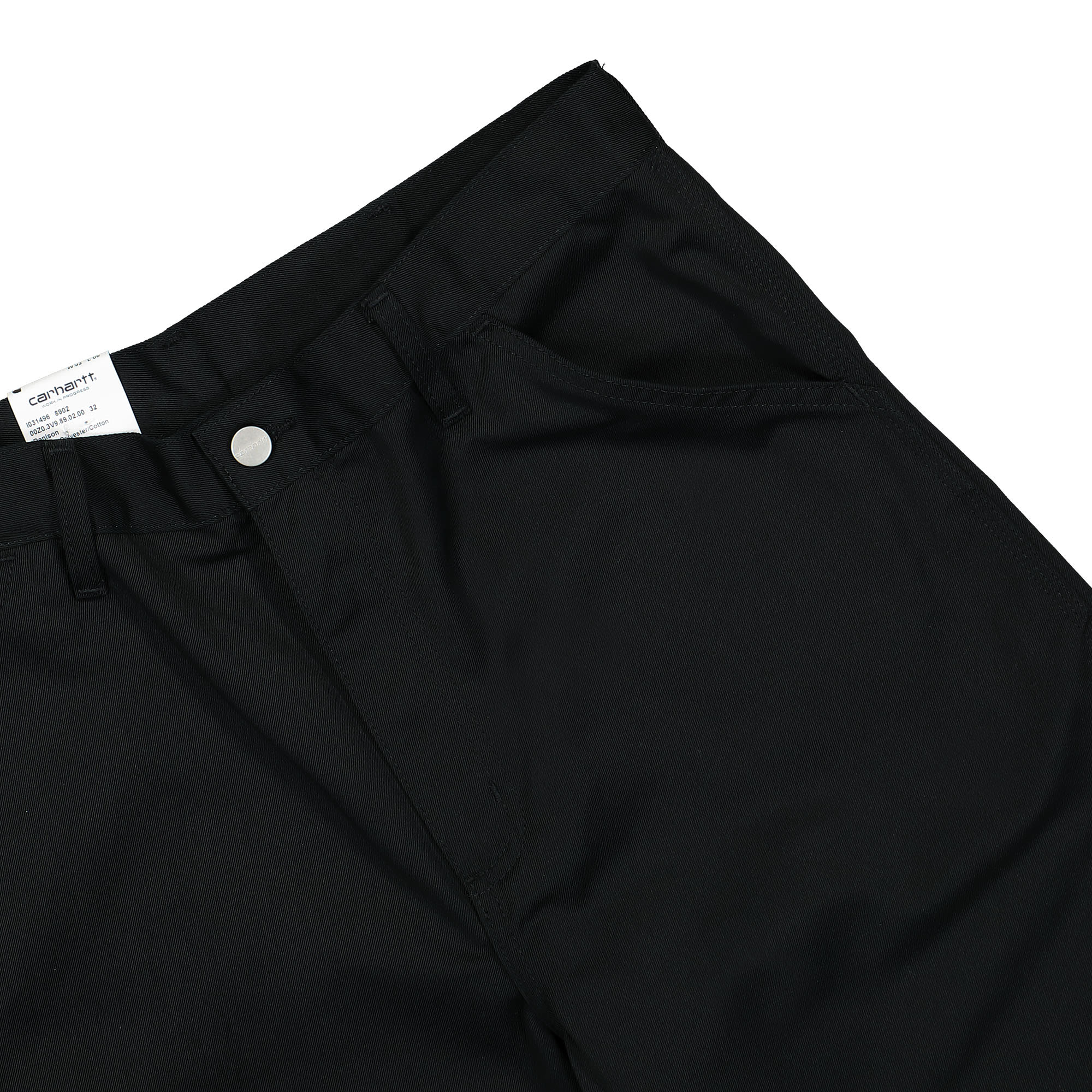 Carhartt WIP Simple Short Black Shorts Detail view 1 | Overkill