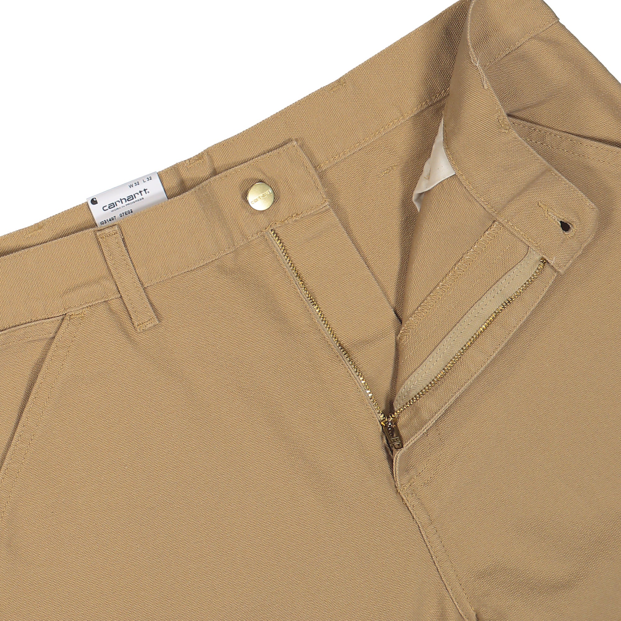 Carhartt WIP Single Knee Pant Dusty H Brown / Rinsed Casual Pants Detailfoto | Overkill