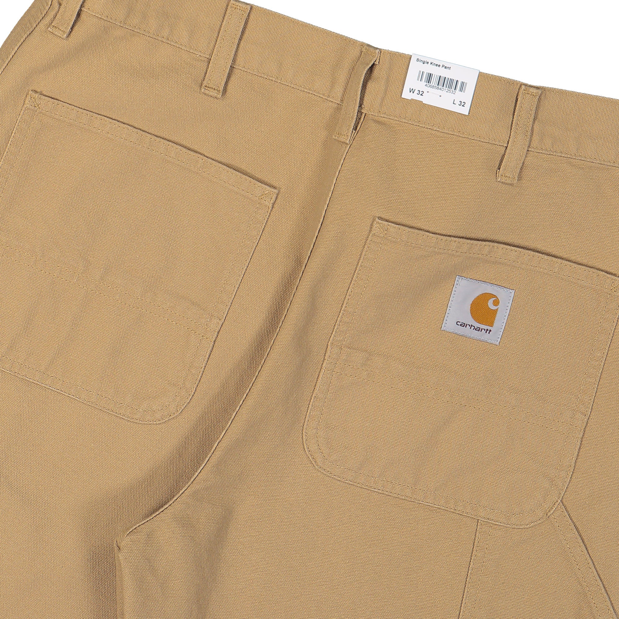 Carhartt WIP Single Knee Pant Dusty H Brown / Rinsed Casual Pants Detail view 1 | Overkill