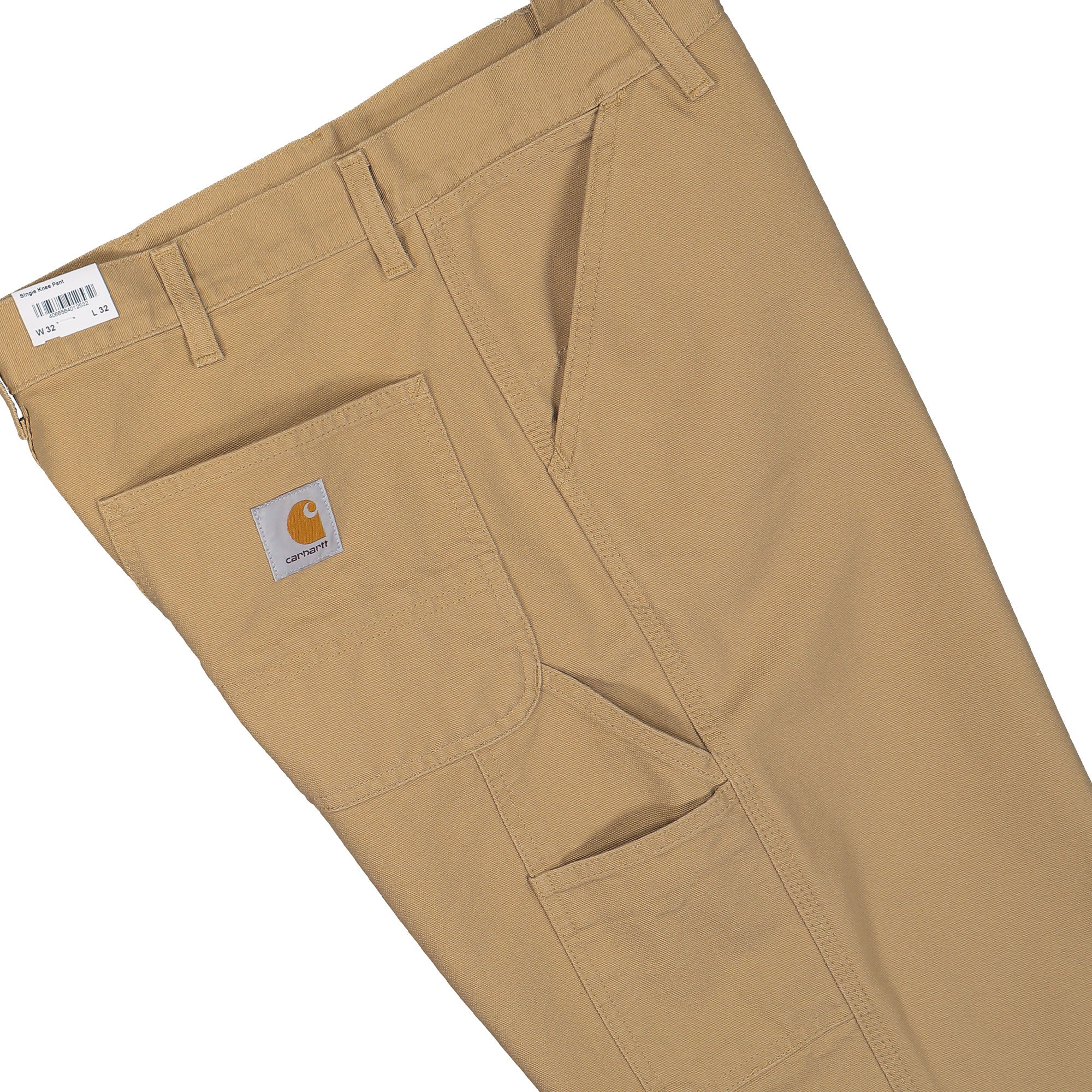 Carhartt WIP Single Knee Pant Dusty H Brown / Rinsed Casual Pants Detail view 2 | Overkill
