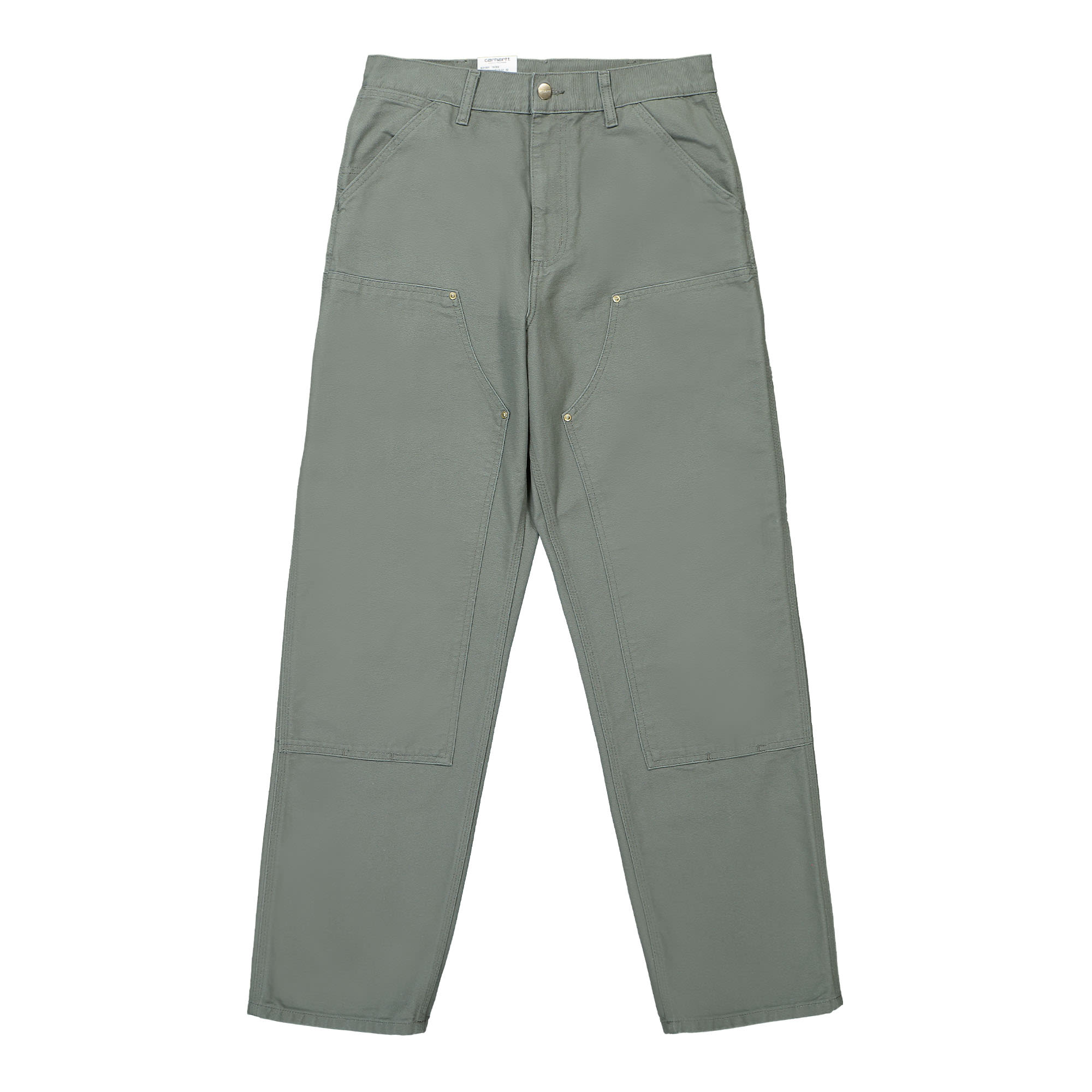 Carhartt WIP Double Knee Pant Smoke Green Casual Pants I031501.1ND.02.32 | Overkill