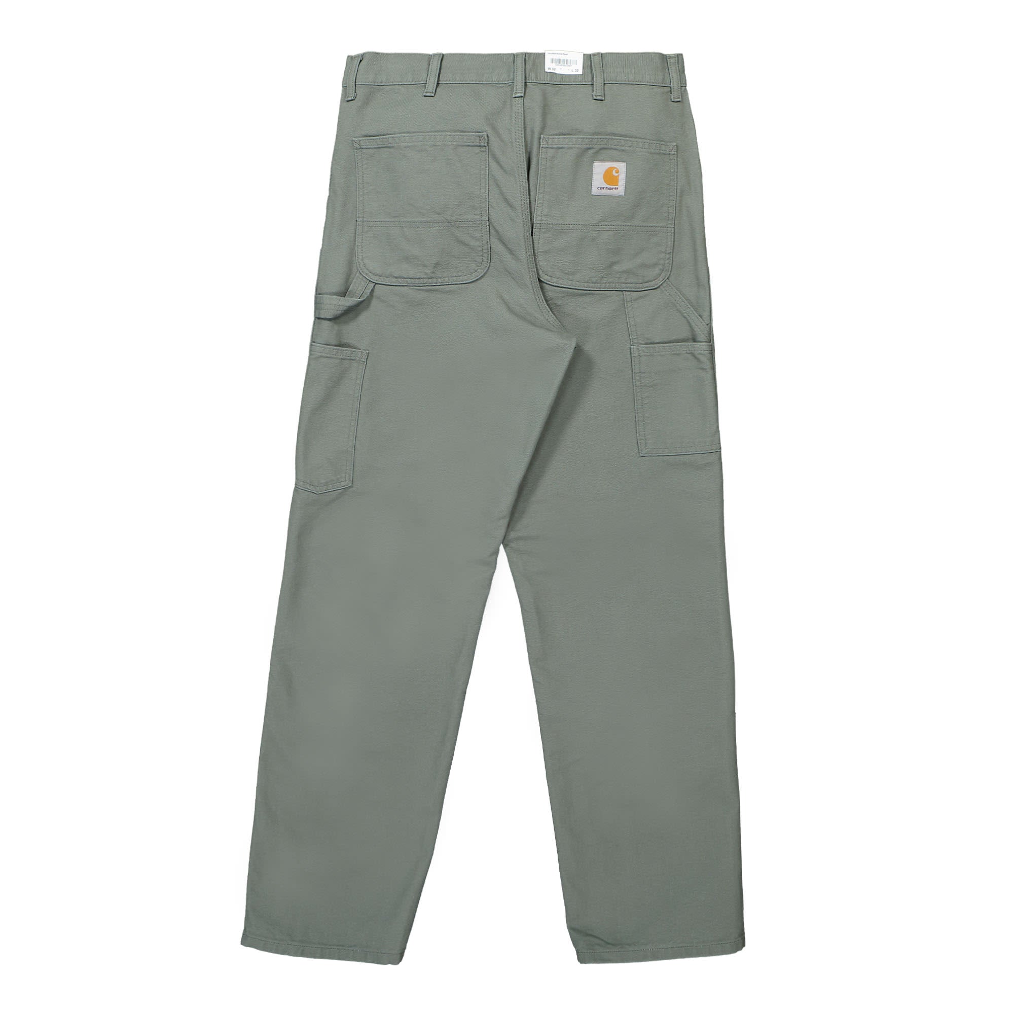 Carhartt WIP Double Knee Pant Smoke Green Casual Pants Material | Overkill