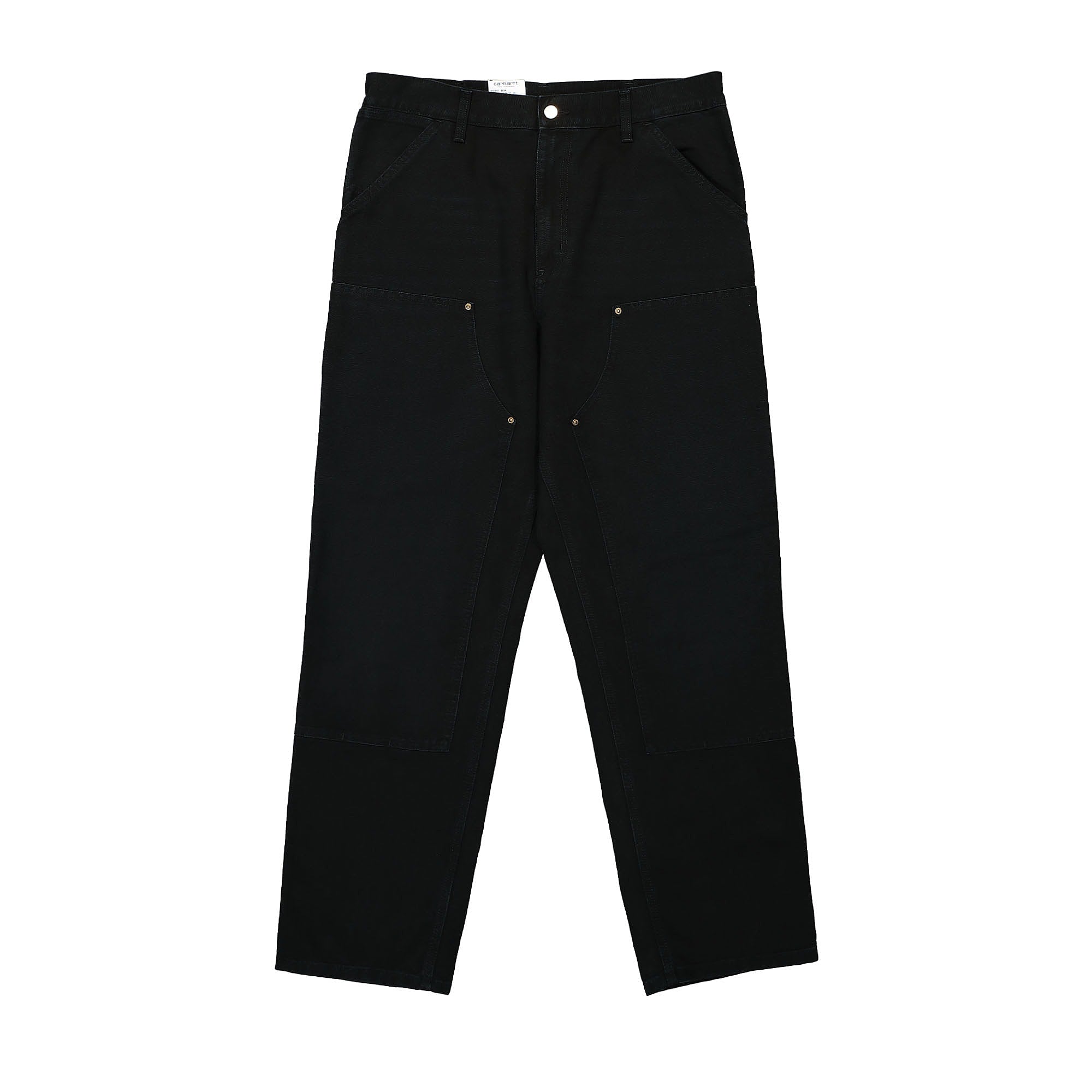 Carhartt WIP Double Knee Pant Black Aged Canvas Casual Pants I031501.89.3K.32 / Black | Overkill