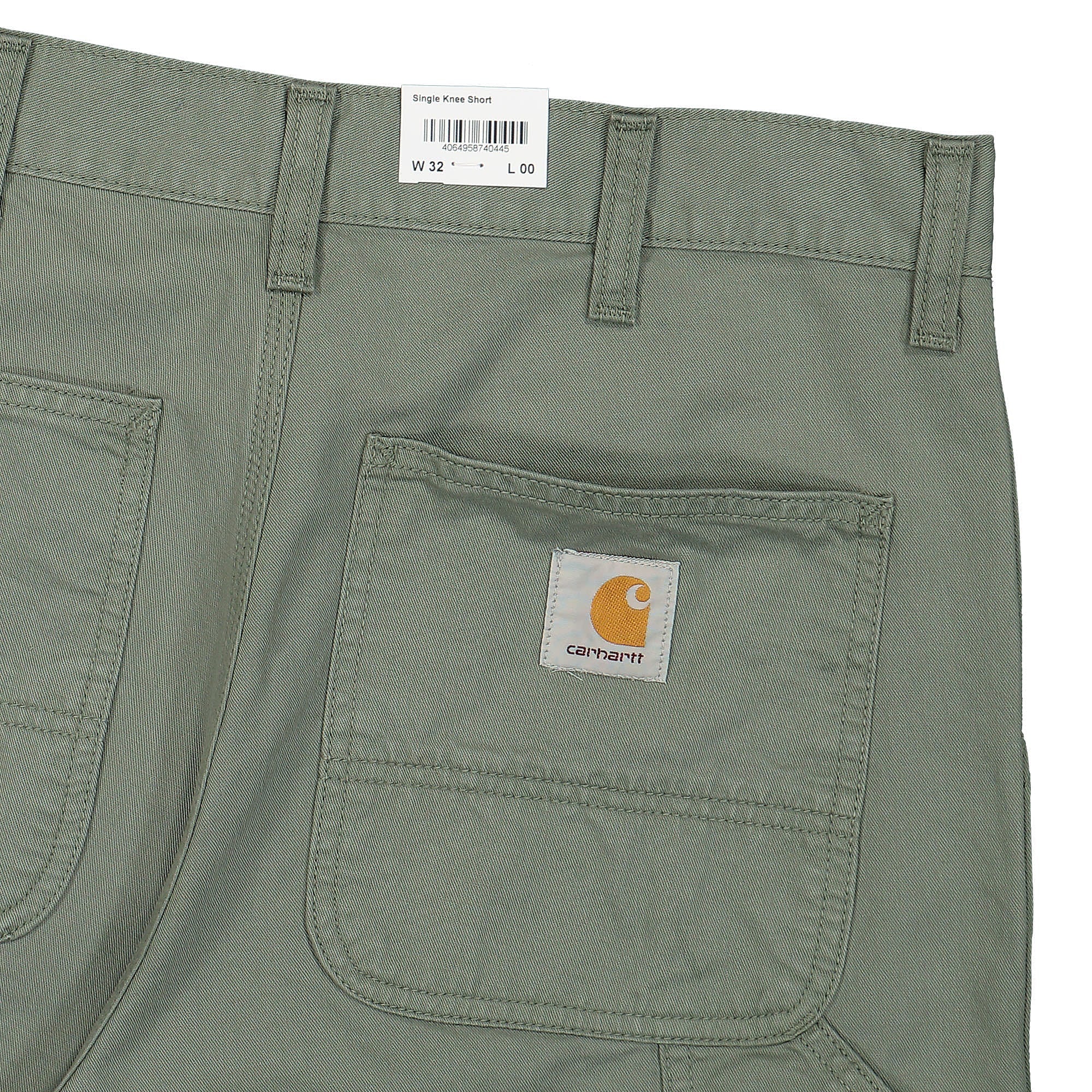 Carhartt WIP Single Knee Short Newcomb Park Garment Dyed Shorts Detailfoto | Overkill