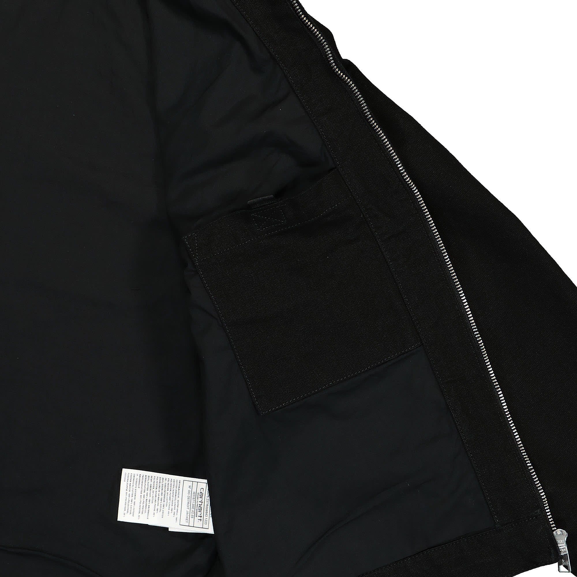 Carhartt WIP W OG Detroit Jacket Dearborn Black / Black Rinsed Jackets Detail view 1 | Overkill