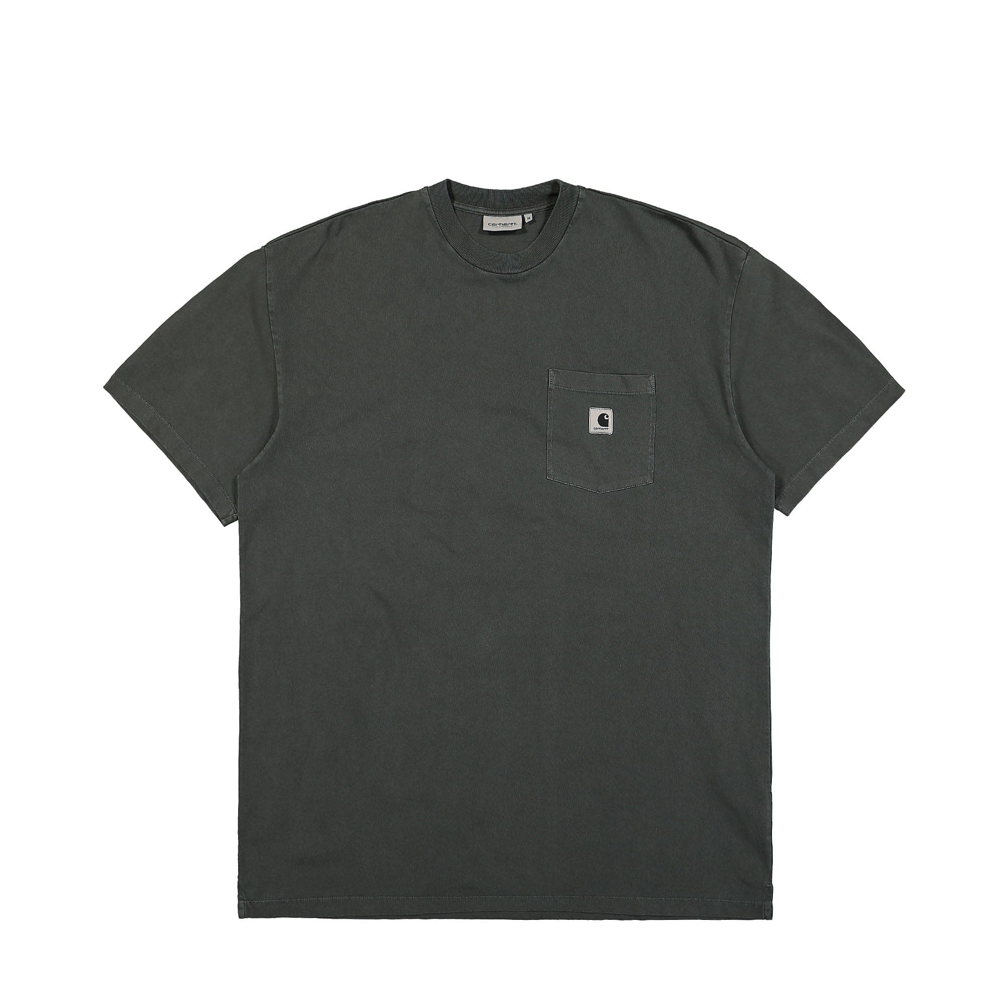 Carhartt WIP W S/S Nelson Grand T-Shirt Charcoal Garment Dyed T-Shirts I031616.98.GD | Overkill