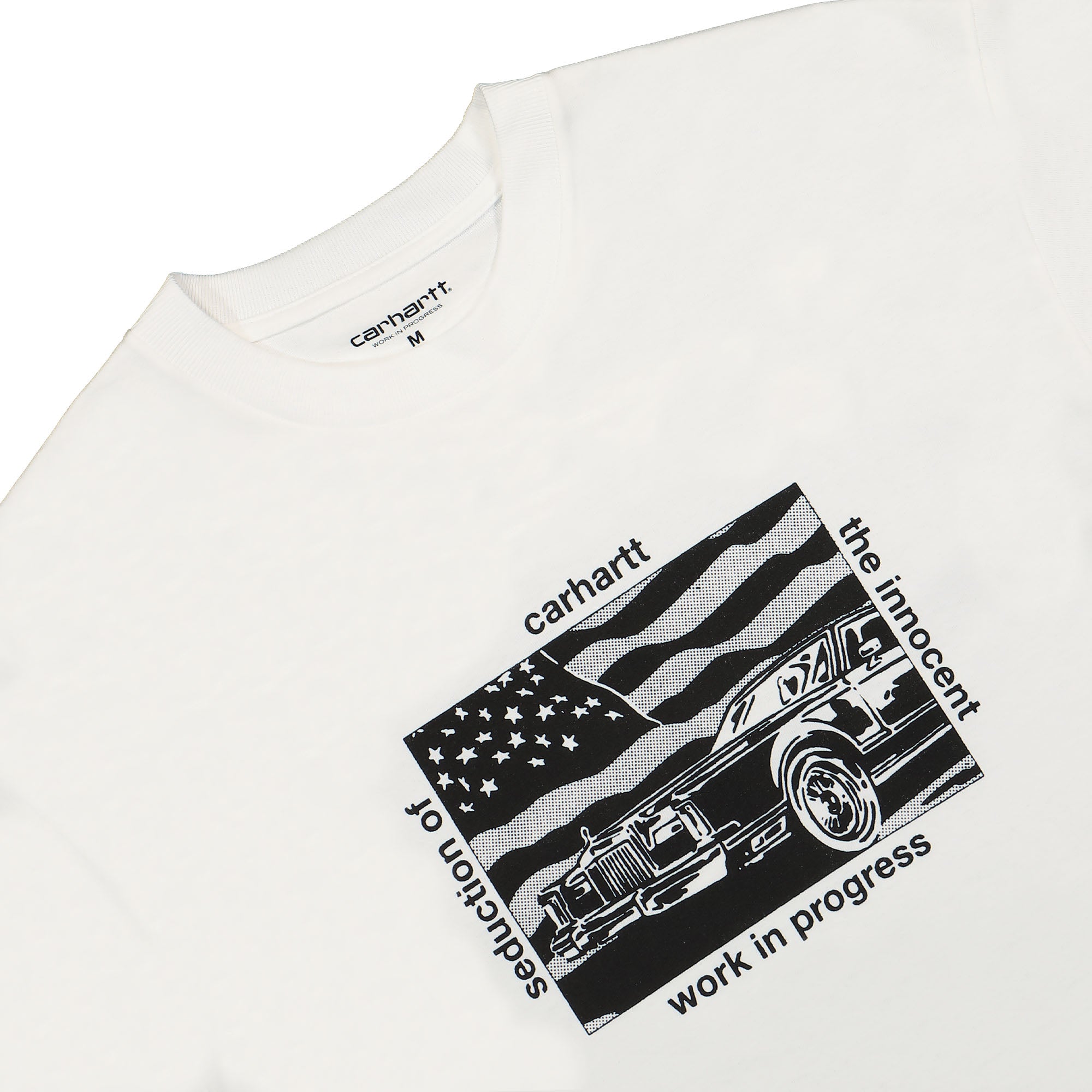 Carhartt WIP S/S Seduction T-Shirt White T-Shirts Close-up | Overkill