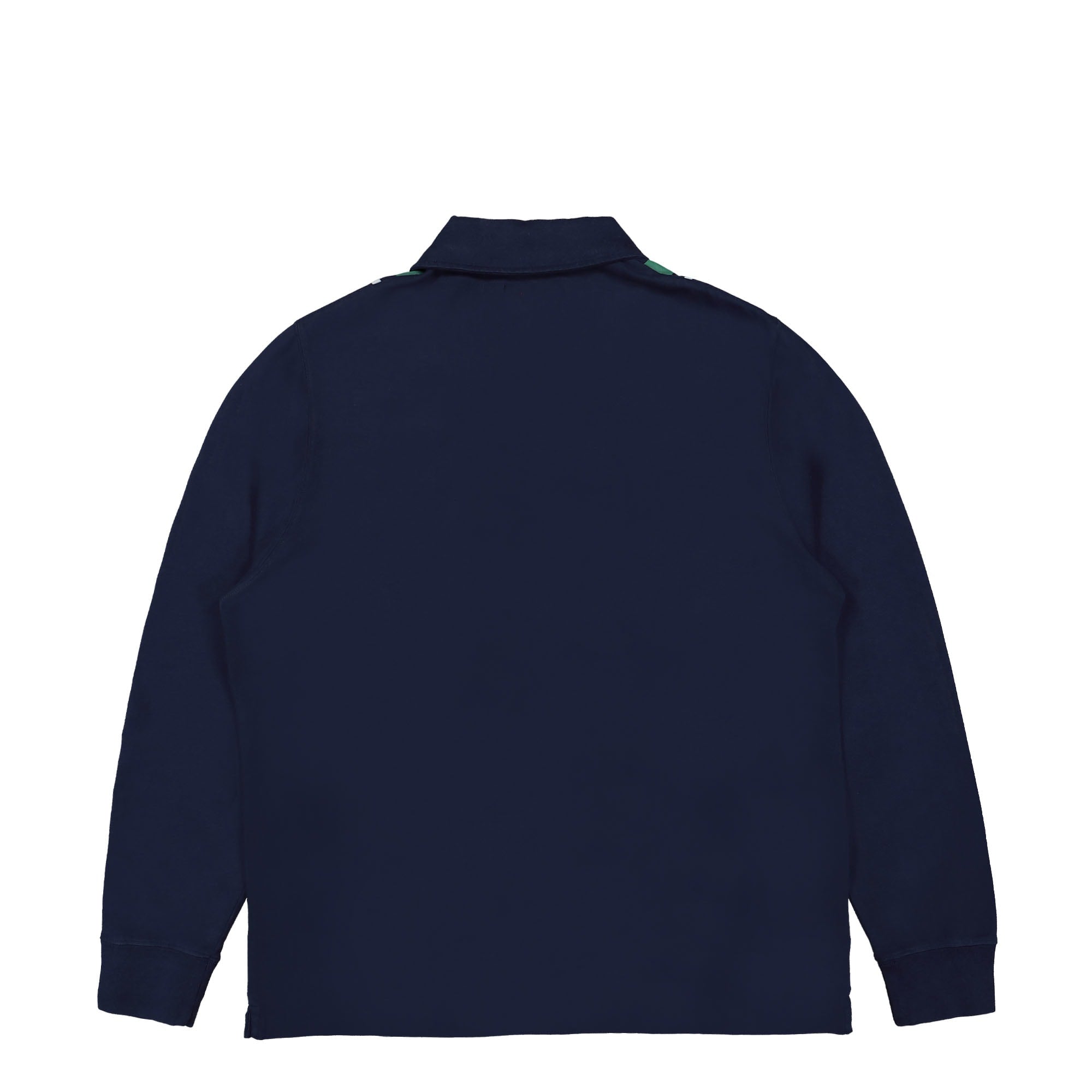 Edwin Club Stripes Polo LS Jersey Maritime Blue Longsleeves Material | Overkill