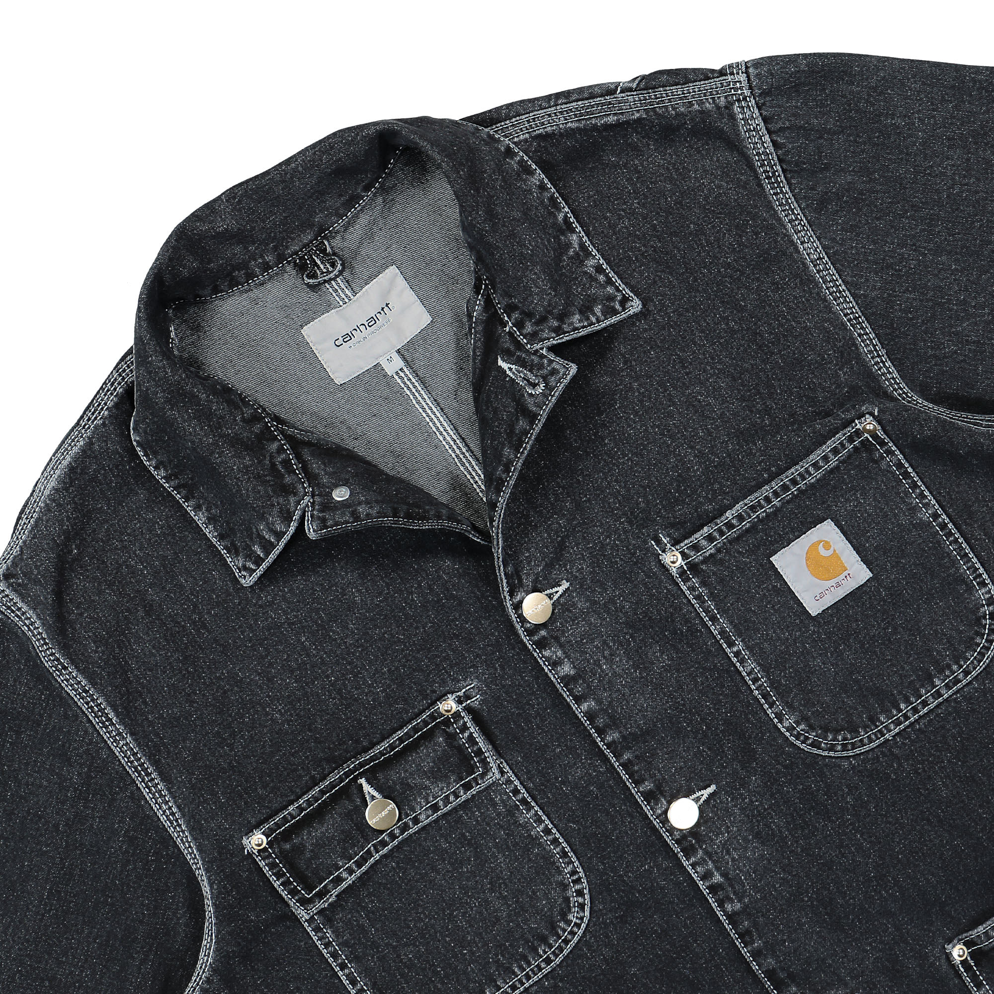 Carhartt WIP OG Chore Coat Black Coats Close-up | Overkill